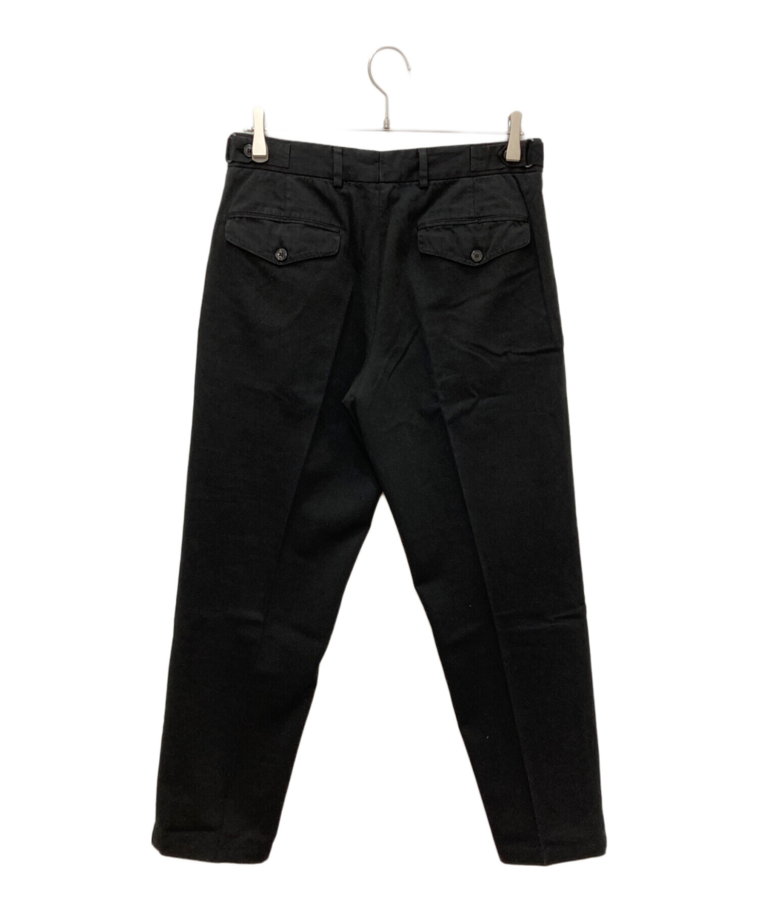 DRIES VAN NOTEN ウールスラックス ブラック サイズ46 DRIES VAN NOTEN