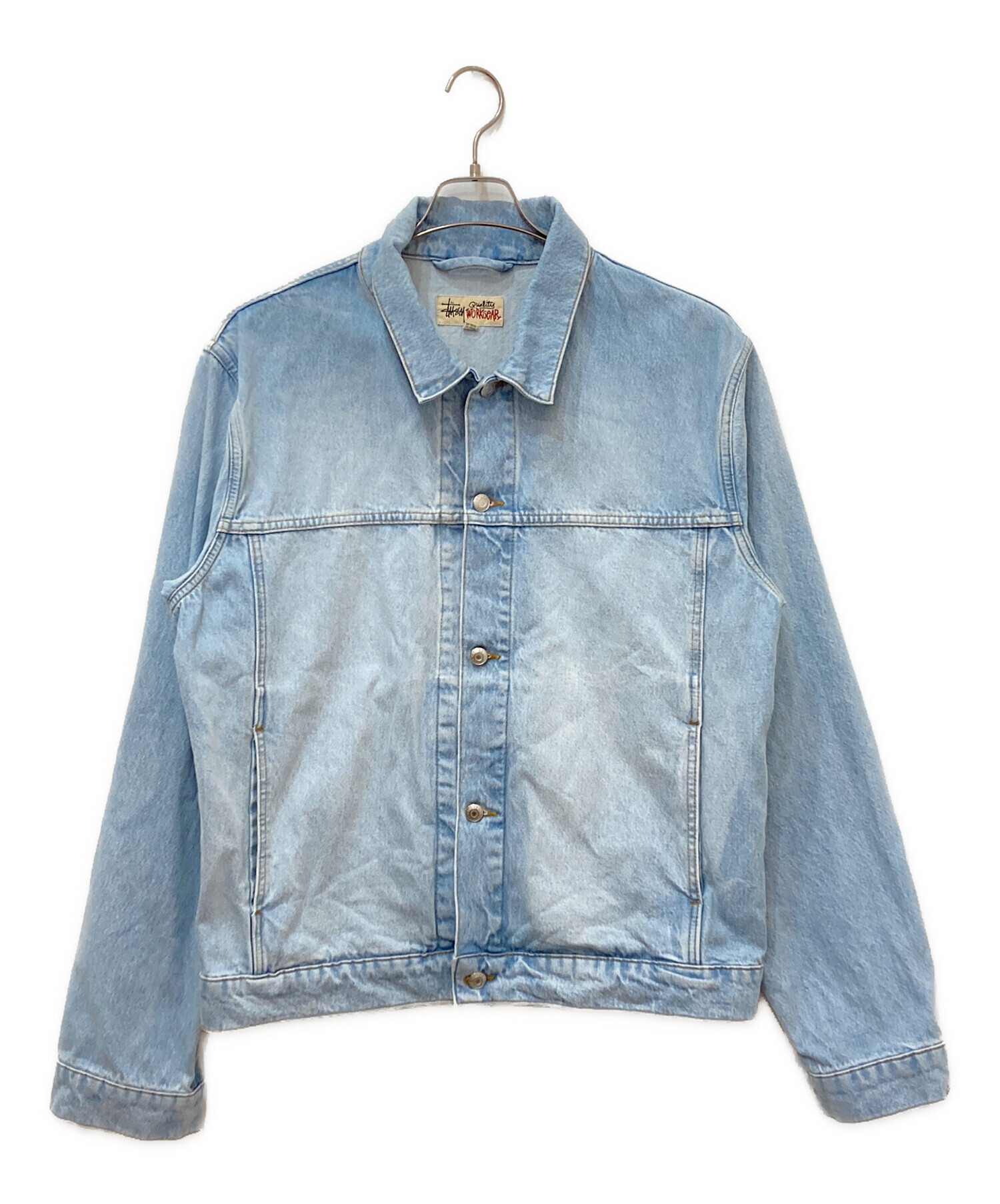 中古・古着通販】stussy (ステューシー) DENIM TRUCKER JACKET デニム 