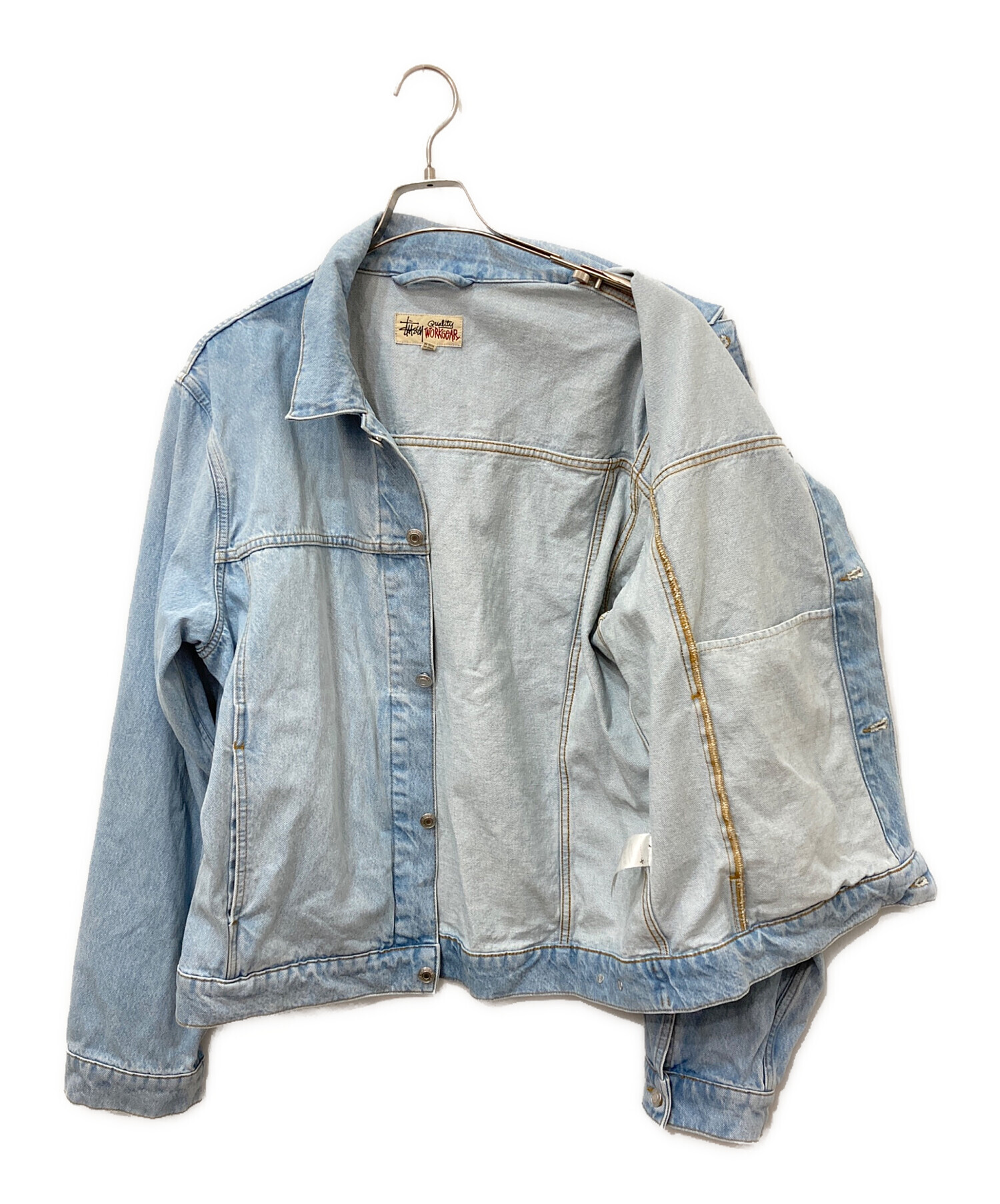 中古・古着通販】stussy (ステューシー) DENIM TRUCKER JACKET デニム 