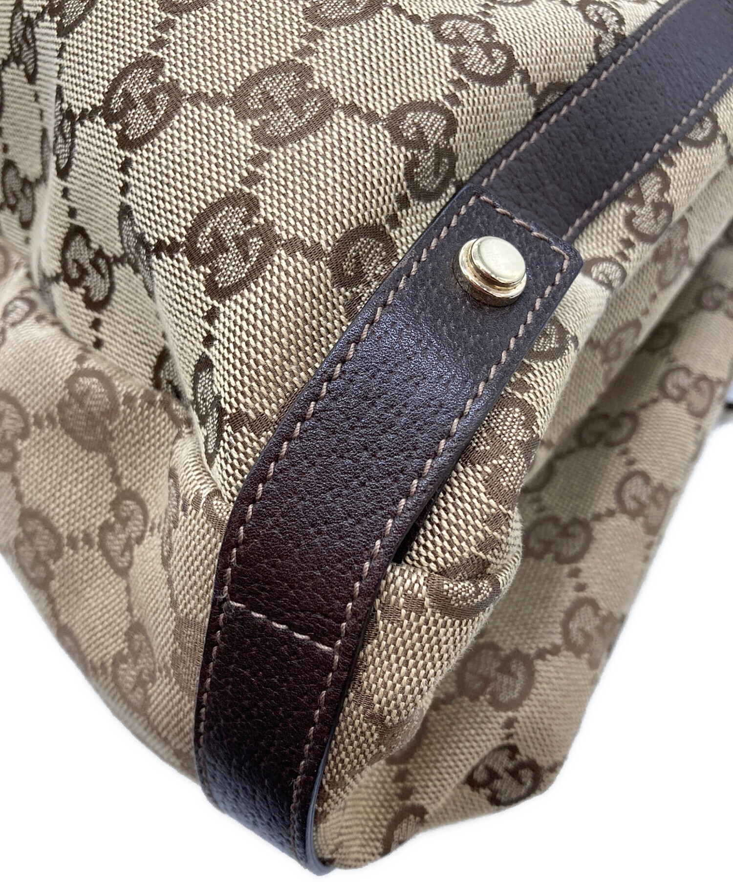 中古・古着通販】GUCCI (グッチ) GGキャンバストートバッグ アビー