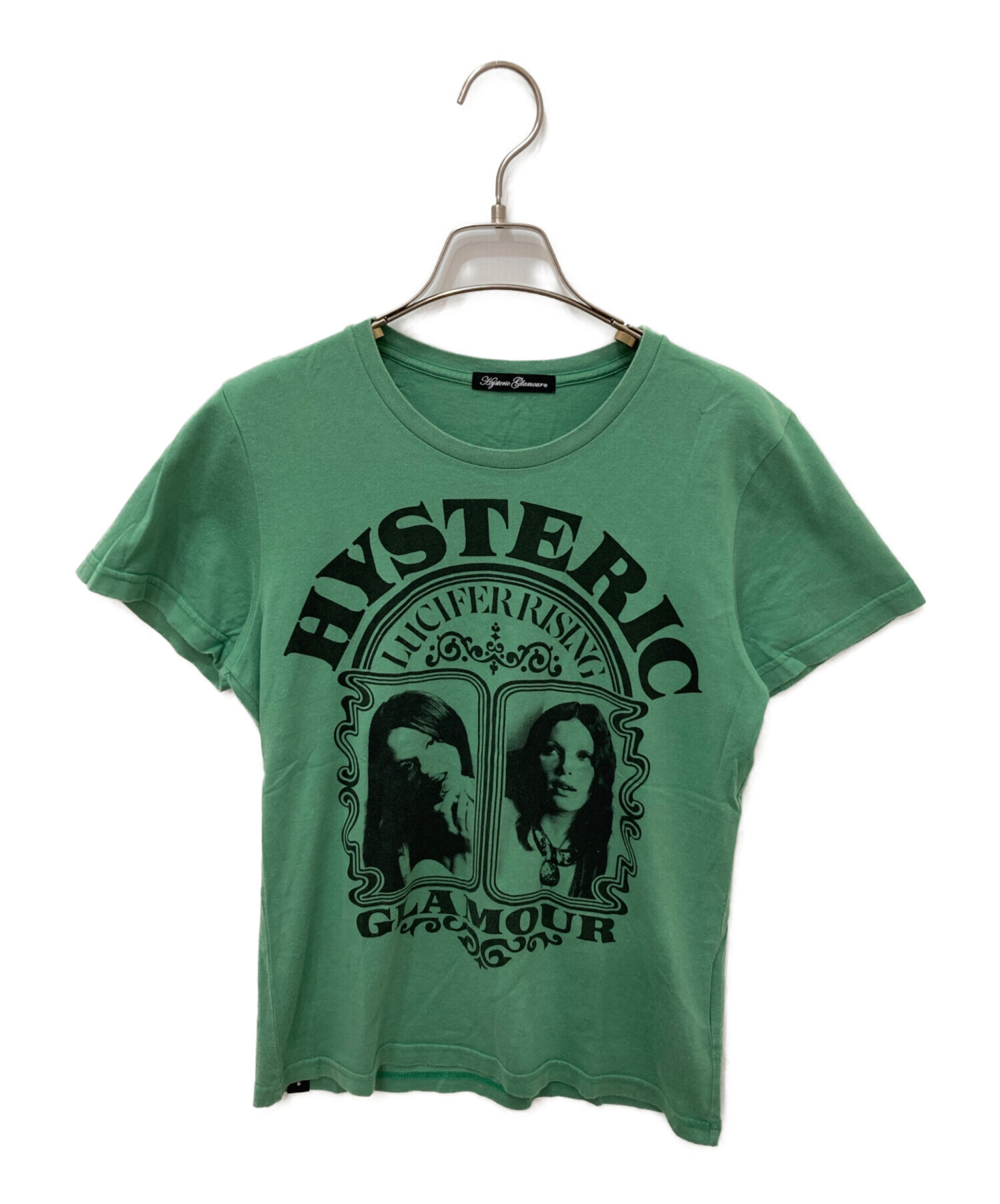 HYSTERIC GLAMOUR 半袖Tシャツ グリーン 中古・古着通販】Hysteric Glamour (ヒステリックグラマー) プリントT