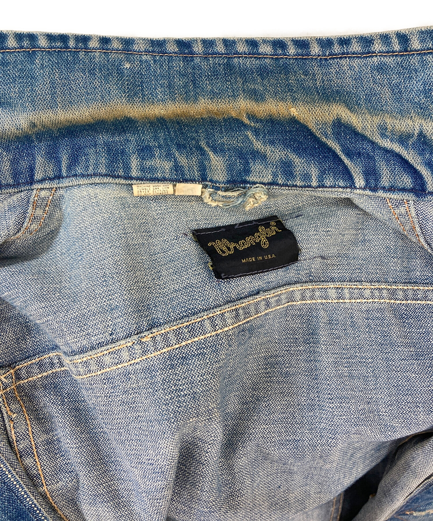 中古・古着通販】Wrangler (ラングラー) 124MJ デニムジャケット