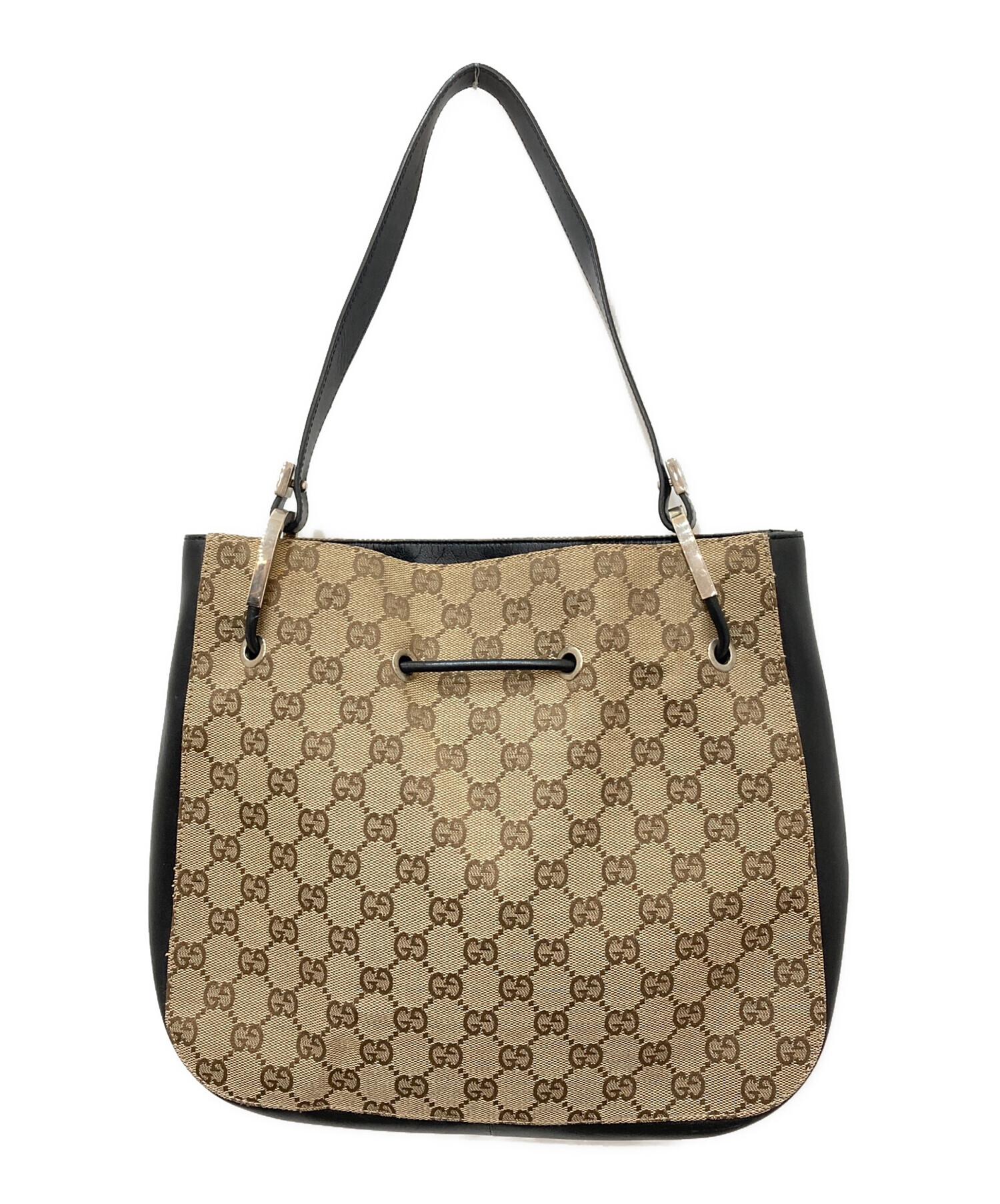 中古・古着通販】GUCCI (グッチ) GGキャンバスワンショルダーバッグ
