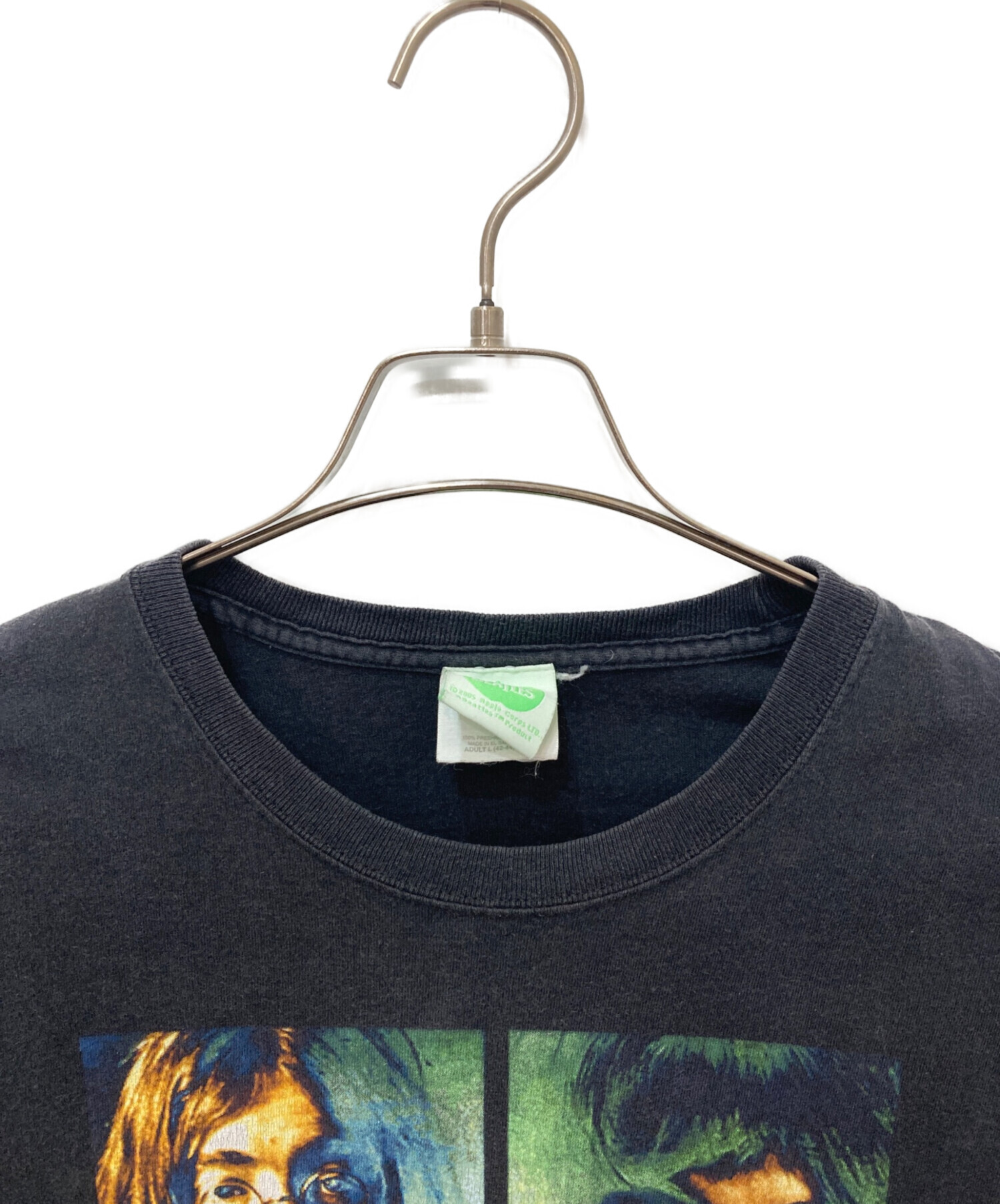 THE BEATLES 半袖Tシャツ　ブラック　Mサイズ相当 中古・古着通販】THE BEATLES (ビートルズ) 半袖Tシャツ ブラック