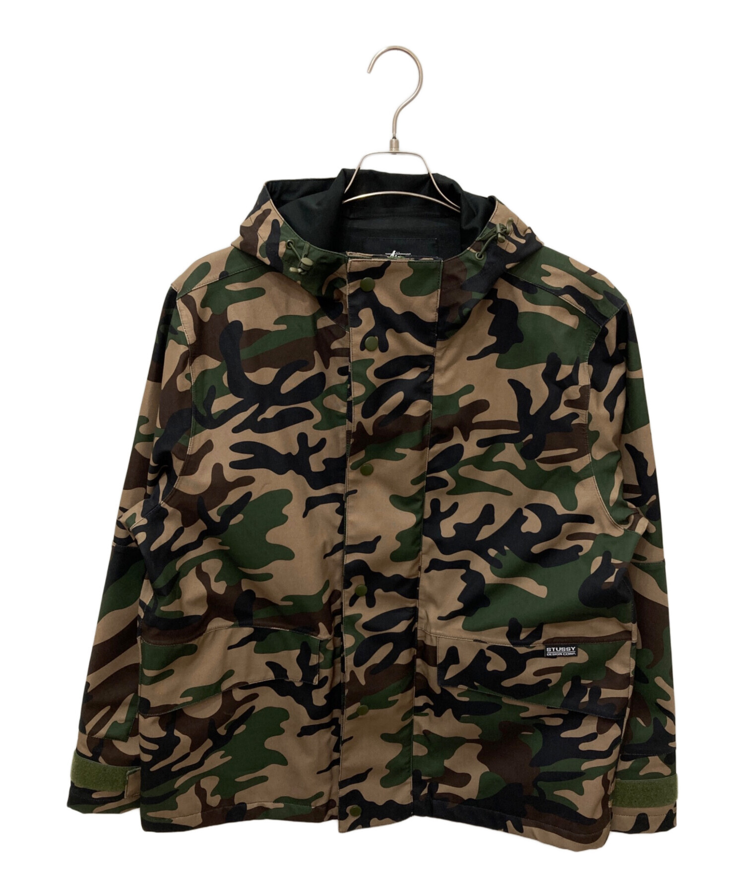 中古・古着通販】stussy (ステューシー) Shell Hooded JKT カーキ