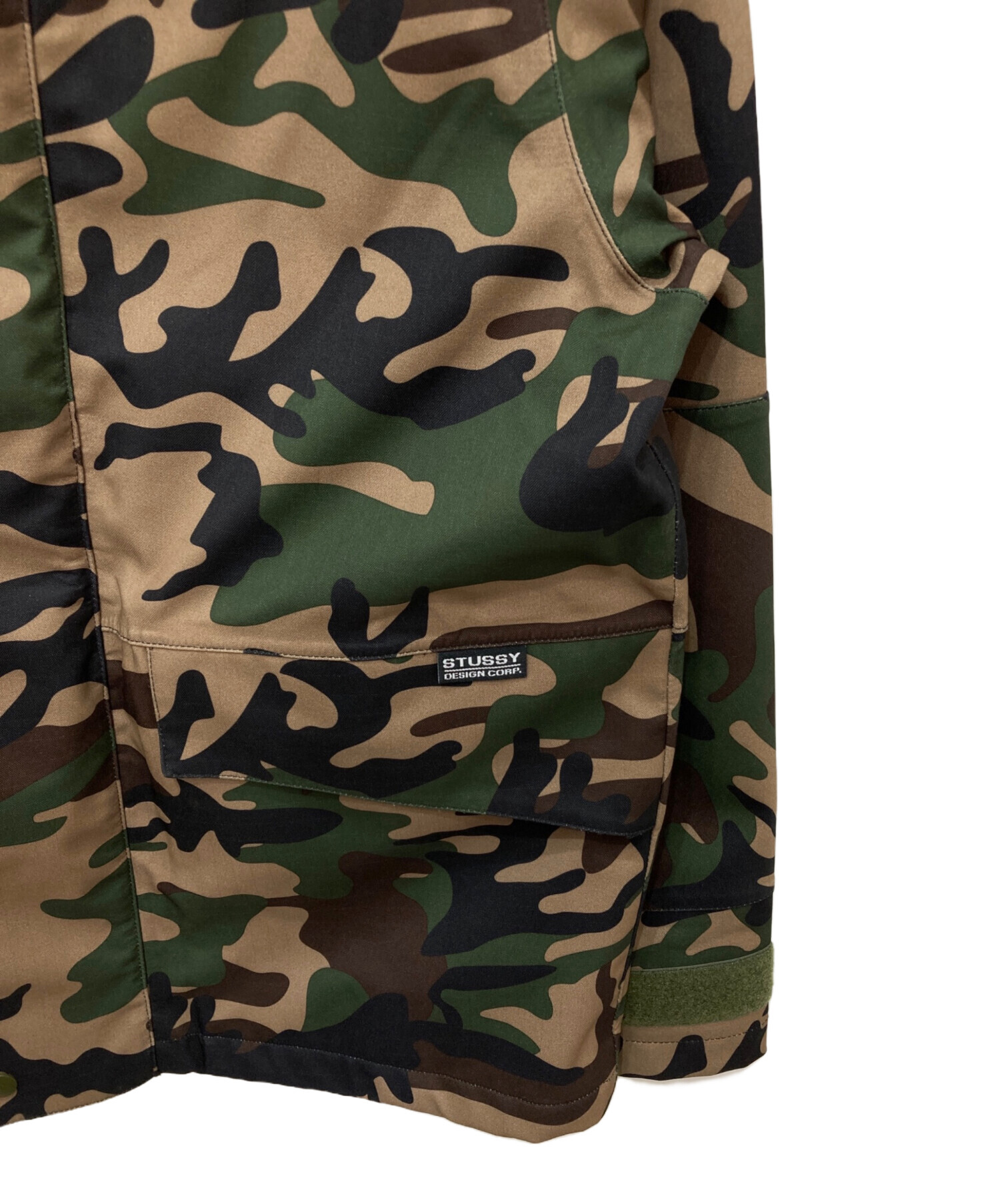 中古・古着通販】stussy (ステューシー) Shell Hooded JKT カーキ