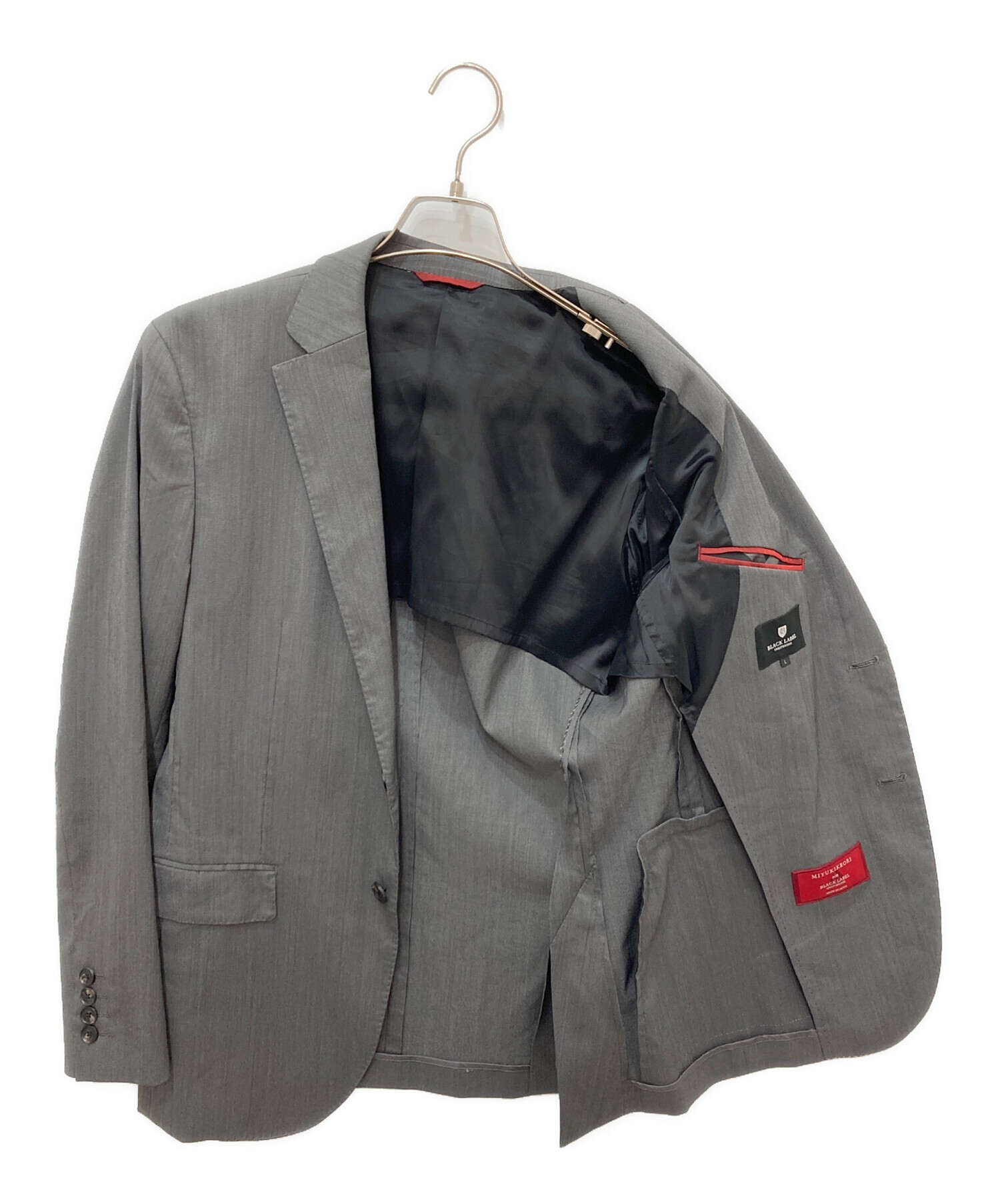 美品 BLACK LABEL CRESTBRIDGE スーツ セットアップ L 中古・古着通販】BLACK LABEL CRESTBRIDGE (ブラックレーベル クレスト