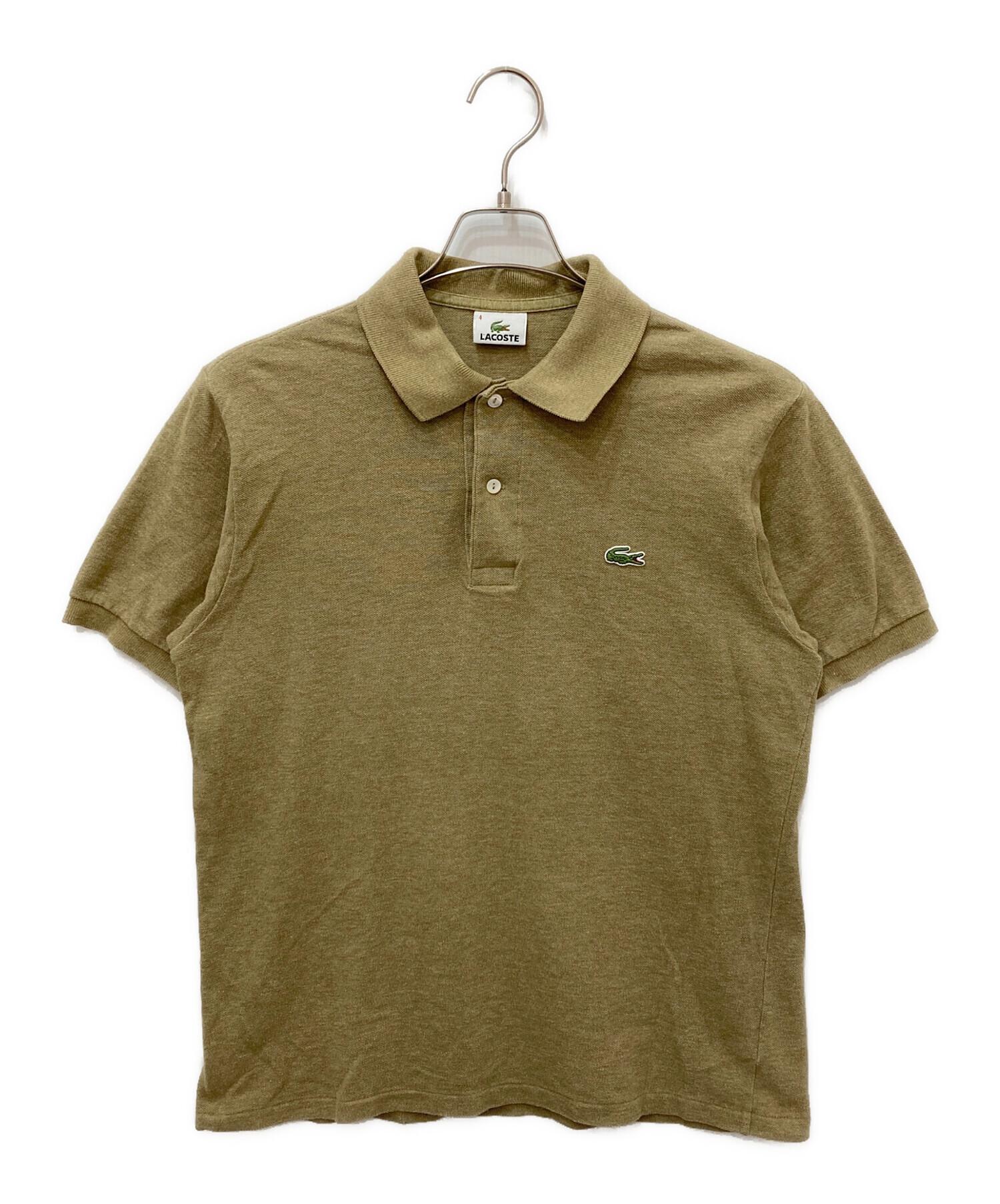 LACOSTE ブラウン ポロシャツ サイズ4 新品 中古・古着通販】LACOSTE (ラコステ) ポロシャツ ブラウン サイズ:4
