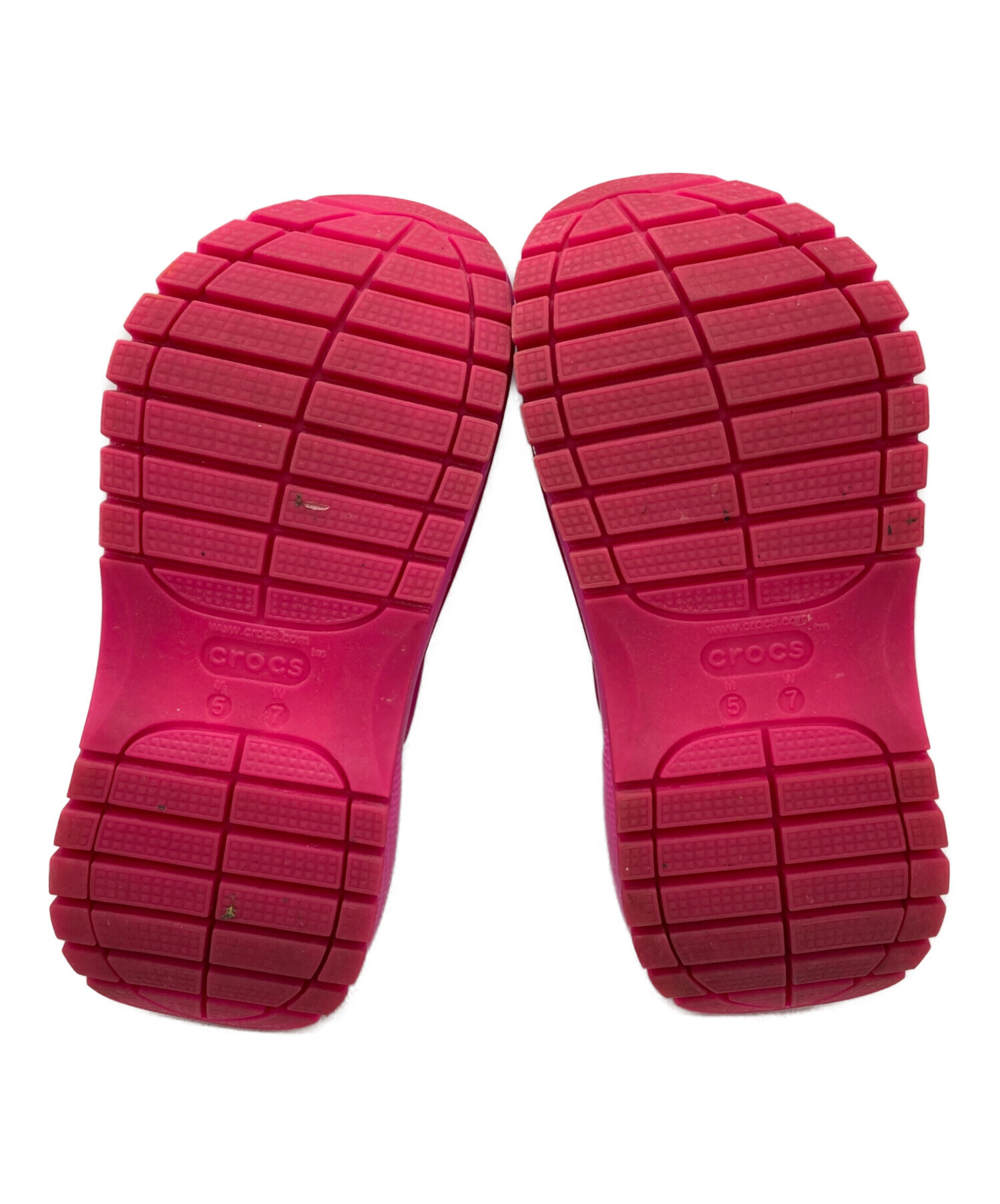 中古・古着通販】crocs (クロックス) CLASSIC MEGA CRUSH CLOG ピンク