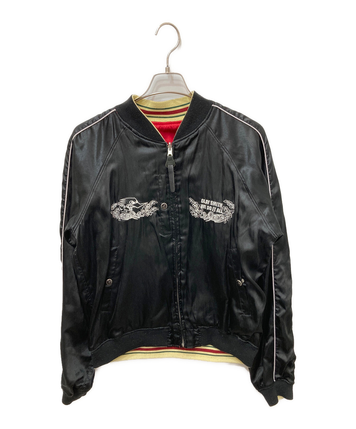 Clay Smith Cams クレイスミス　バイク　ジャケット　ほぼ新品 中古・古着通販】clay smith cams (クレイスミス) スカジャン ブラック