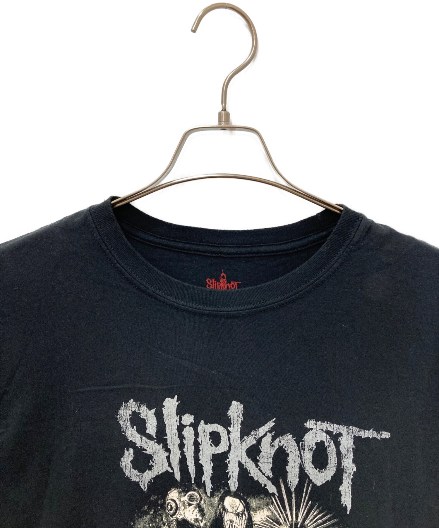 Slipknot Tシャツ Lサイズ 黒 中古・古着通販】slipknot (スリップノット) プリントTシャツ ブラック