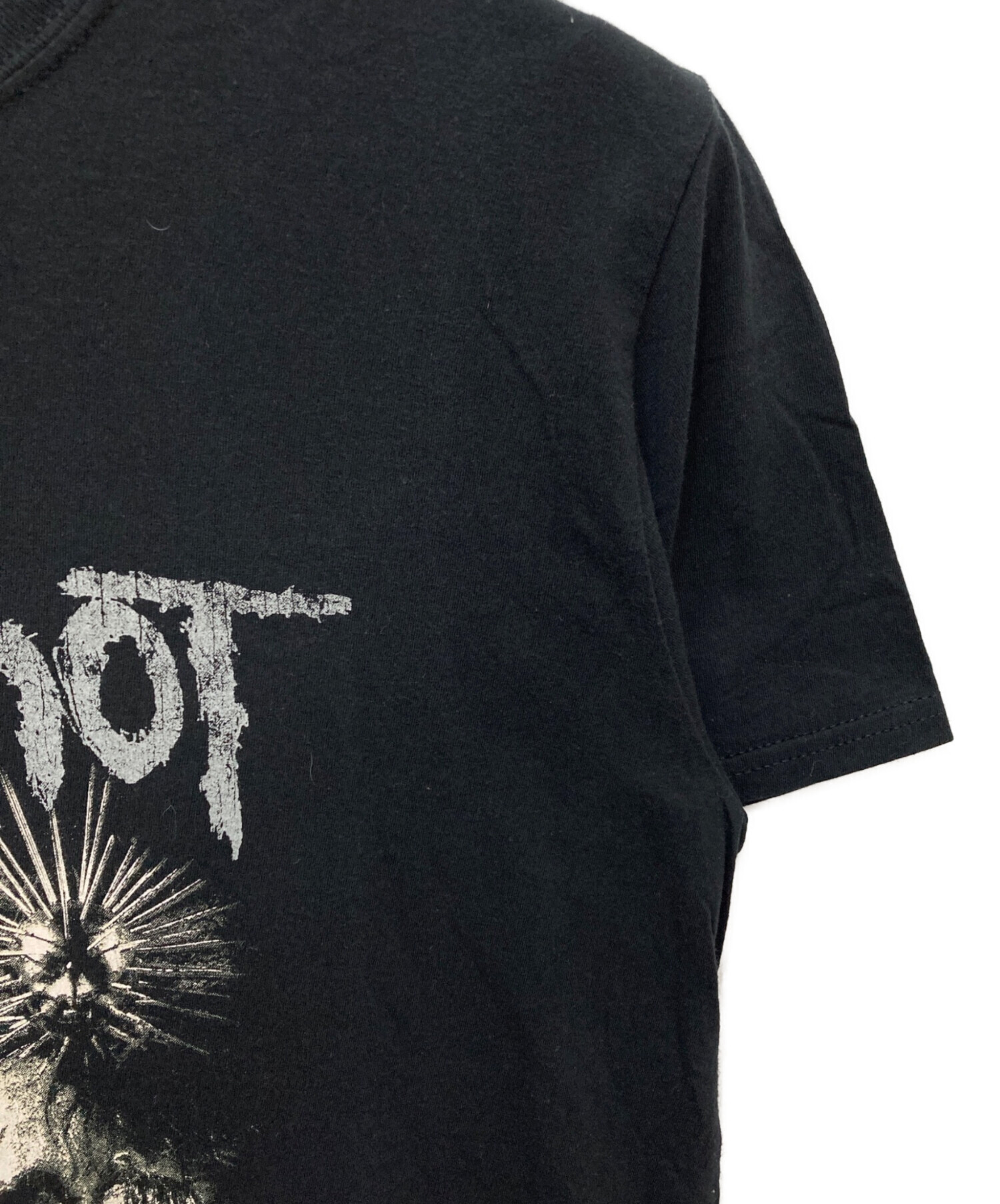 中古・古着通販】slipknot (スリップノット) プリントTシャツ ブラック
