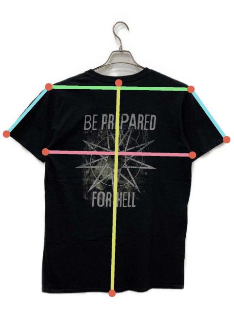中古・古着通販】slipknot (スリップノット) プリントTシャツ ブラック
