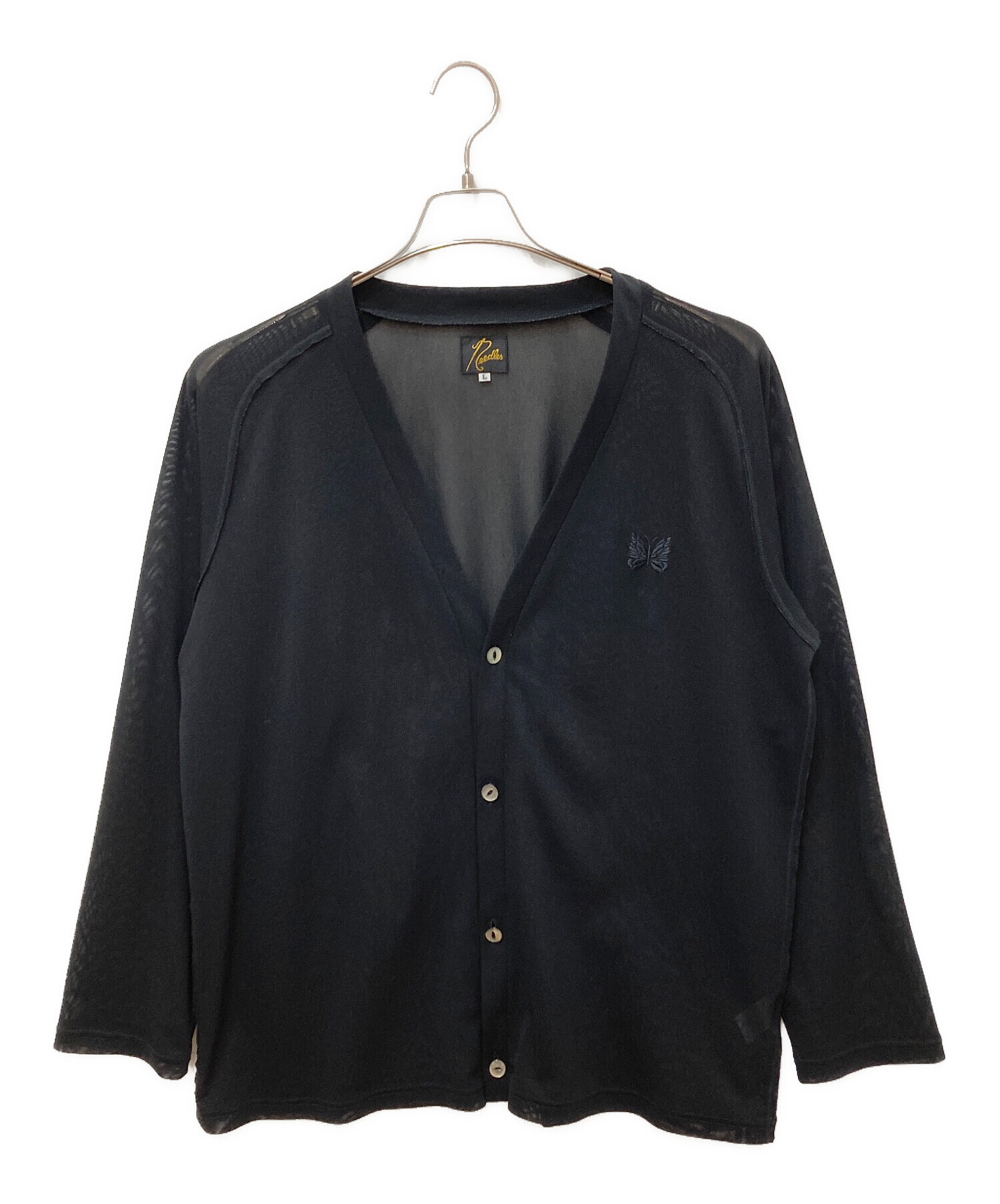中古・古着通販】Needles (ニードルズ) メッシュ Vネック カーディガン