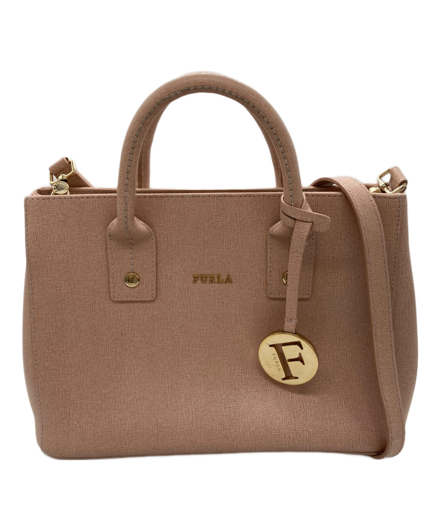 中古・古着通販】FURLA (フルラ) リンダ ミニ2WAYバッグ ピンク