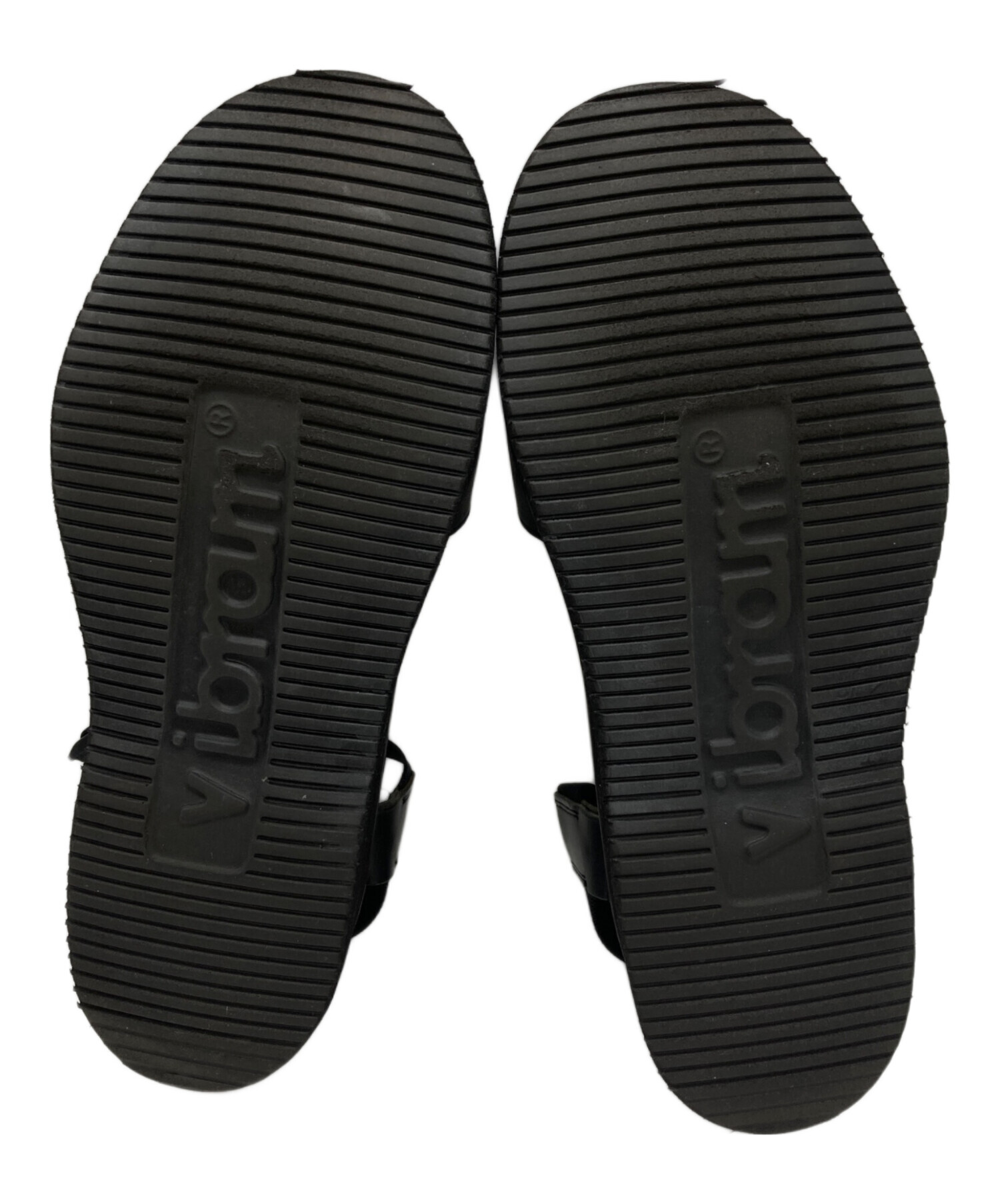 中古・古着通販】FOOTWORKS (フットワークス) レザーサンダル ブラック