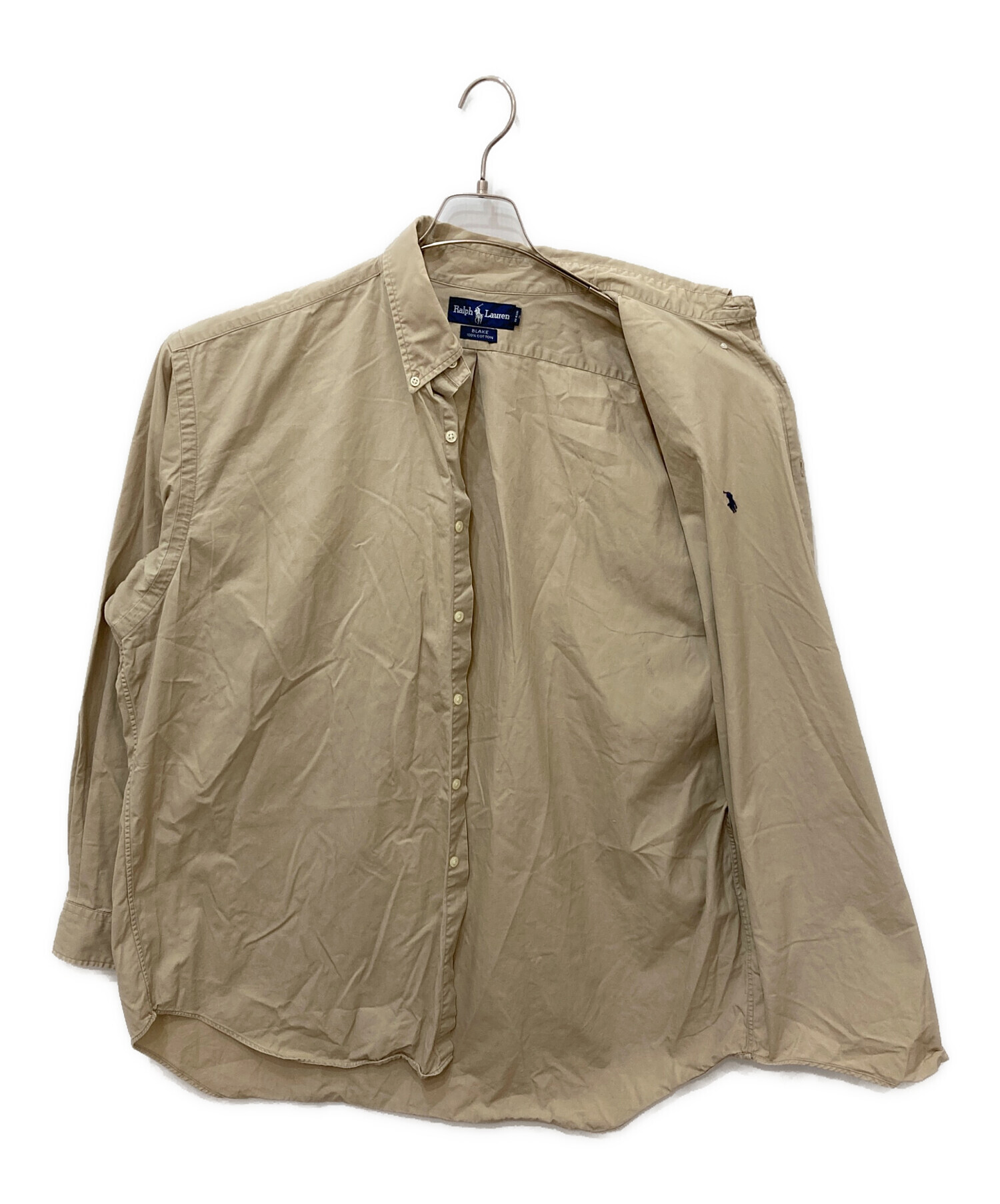 未使用　ポロラルフローレン　長袖シャツ 中古・古着通販】RALPH LAUREN (ラルフローレン) 長袖シャツ カーキ