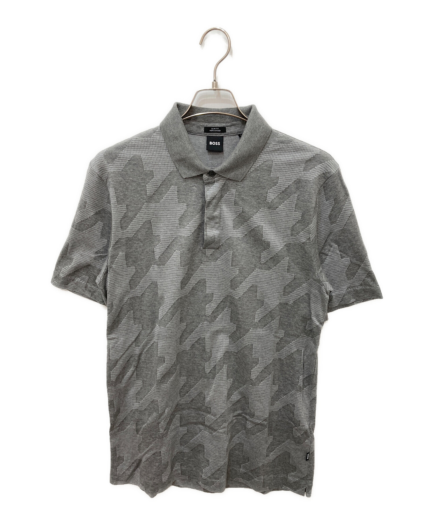 BOSS グレー ポロシャツ　新品未使用 中古・古着通販】BOSS (ボス) ポロシャツ グレー サイズ:L 未使用品