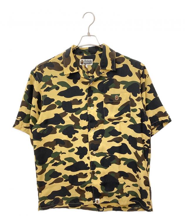 A BATHING APE カモ柄シャツ 中古・古着通販】A BATHING APE (アベイシングエイプ) カモ柄オープン