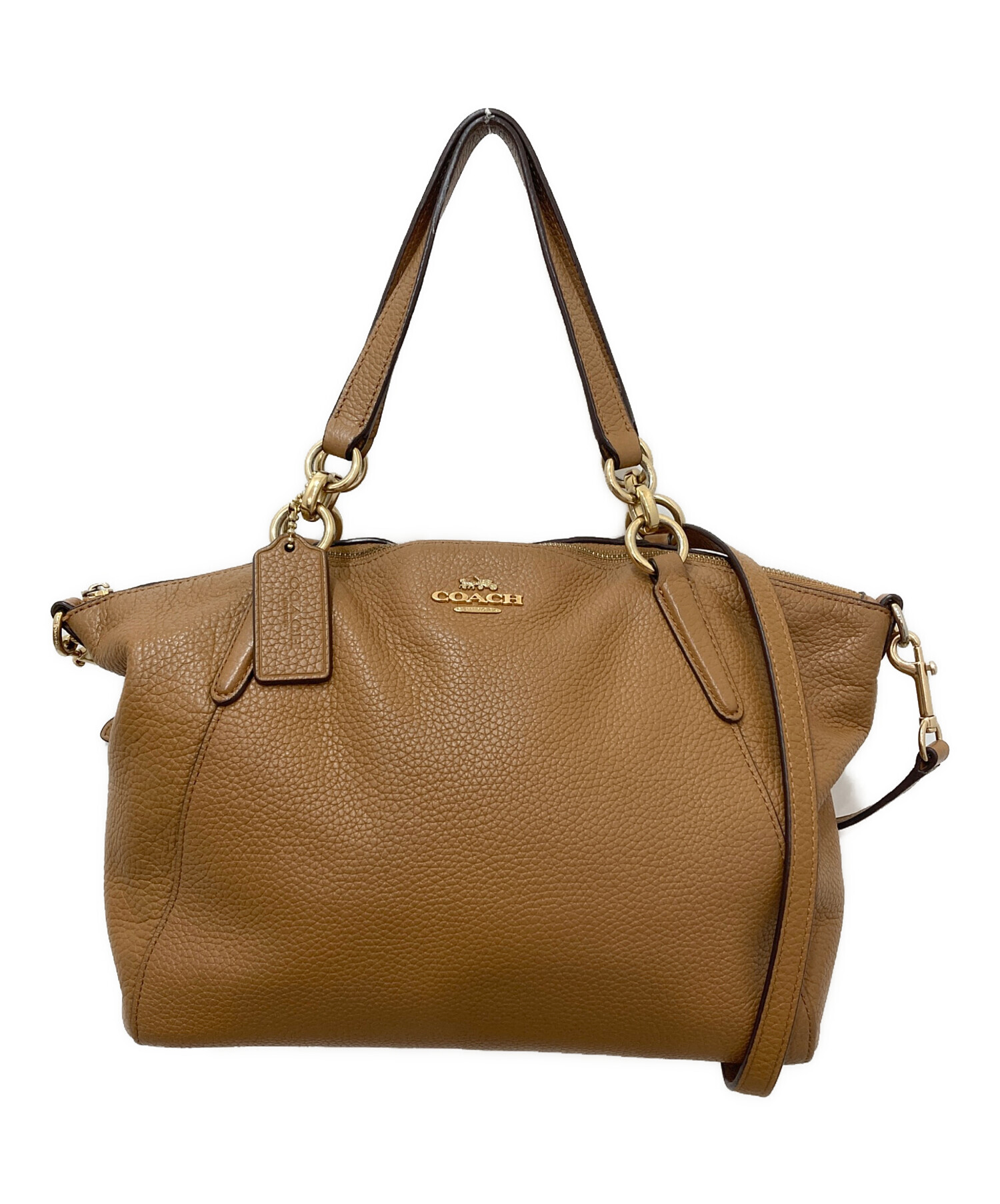 中古・古着通販】COACH (コーチ) 2WAYバッグ ブラウン｜ブランド・古着