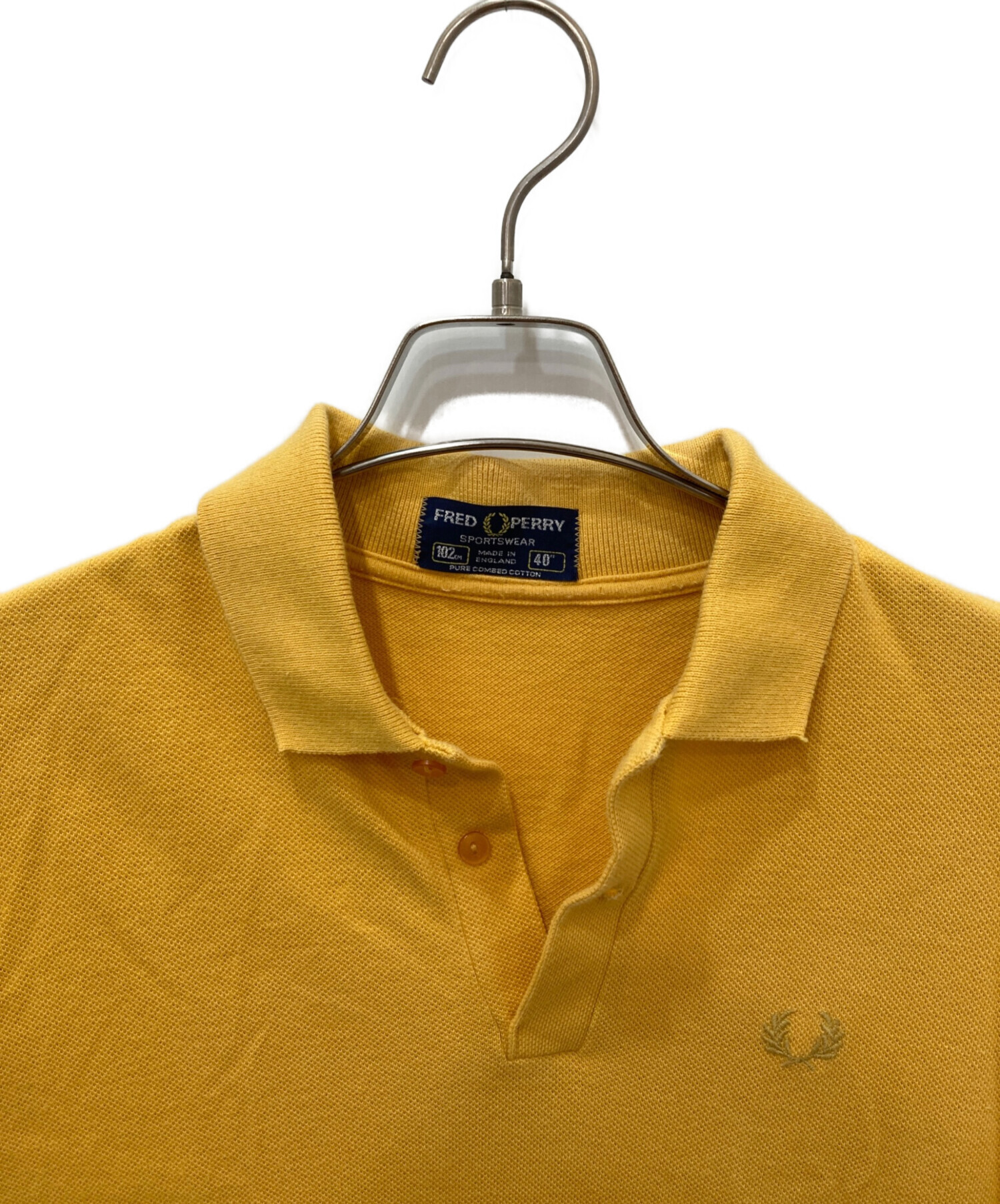 中古・古着通販】FRED PERRY (フレッドペリー) ポロシャツ イエロー