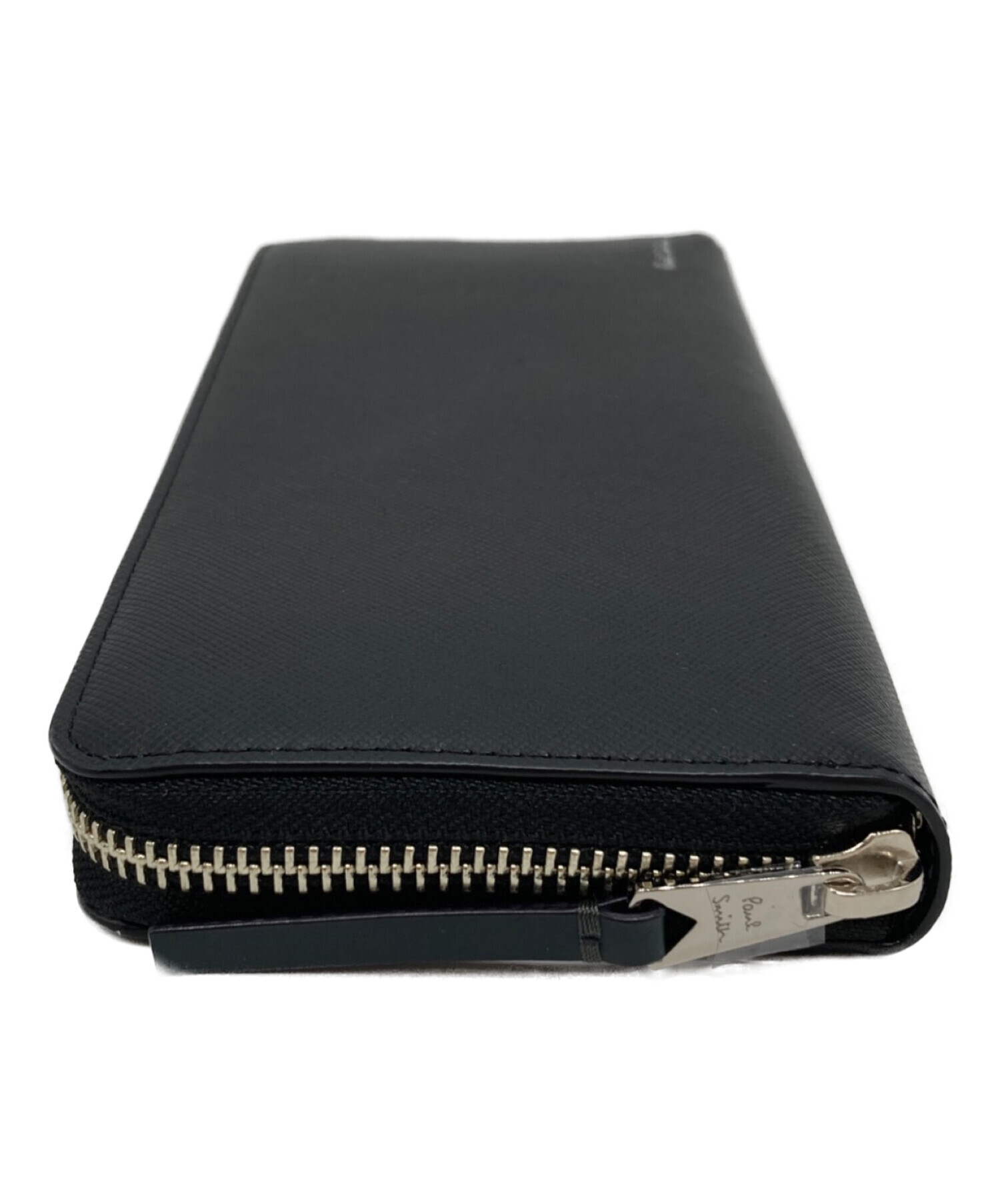 【新品・未使用】 ポールスミス ブライトストライププラー 長財布 ブラック 中古・古着通販】PAUL SMITH (ポールスミス) ブライトストライププラー