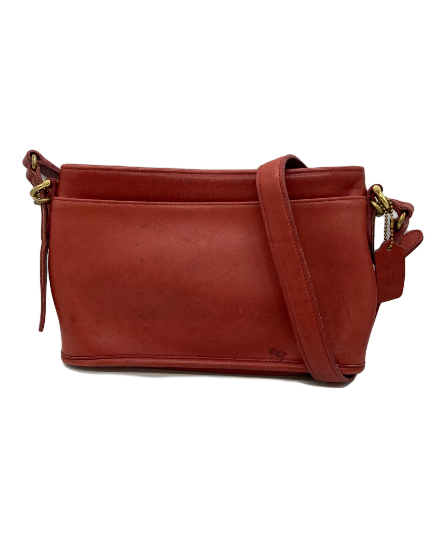 中古・古着通販】COACH (コーチ) ショルダーバッグ レッド｜ブランド