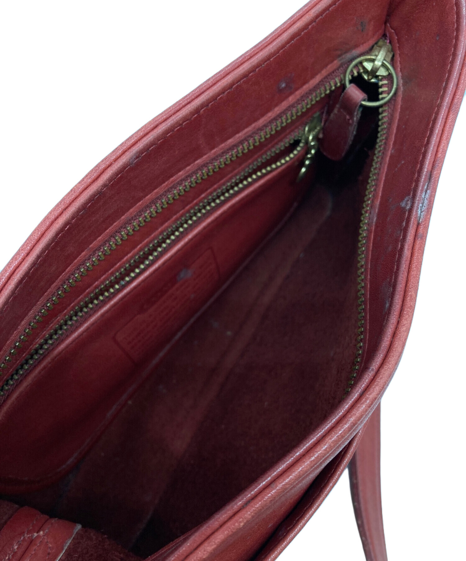 中古・古着通販】COACH (コーチ) ショルダーバッグ レッド｜ブランド