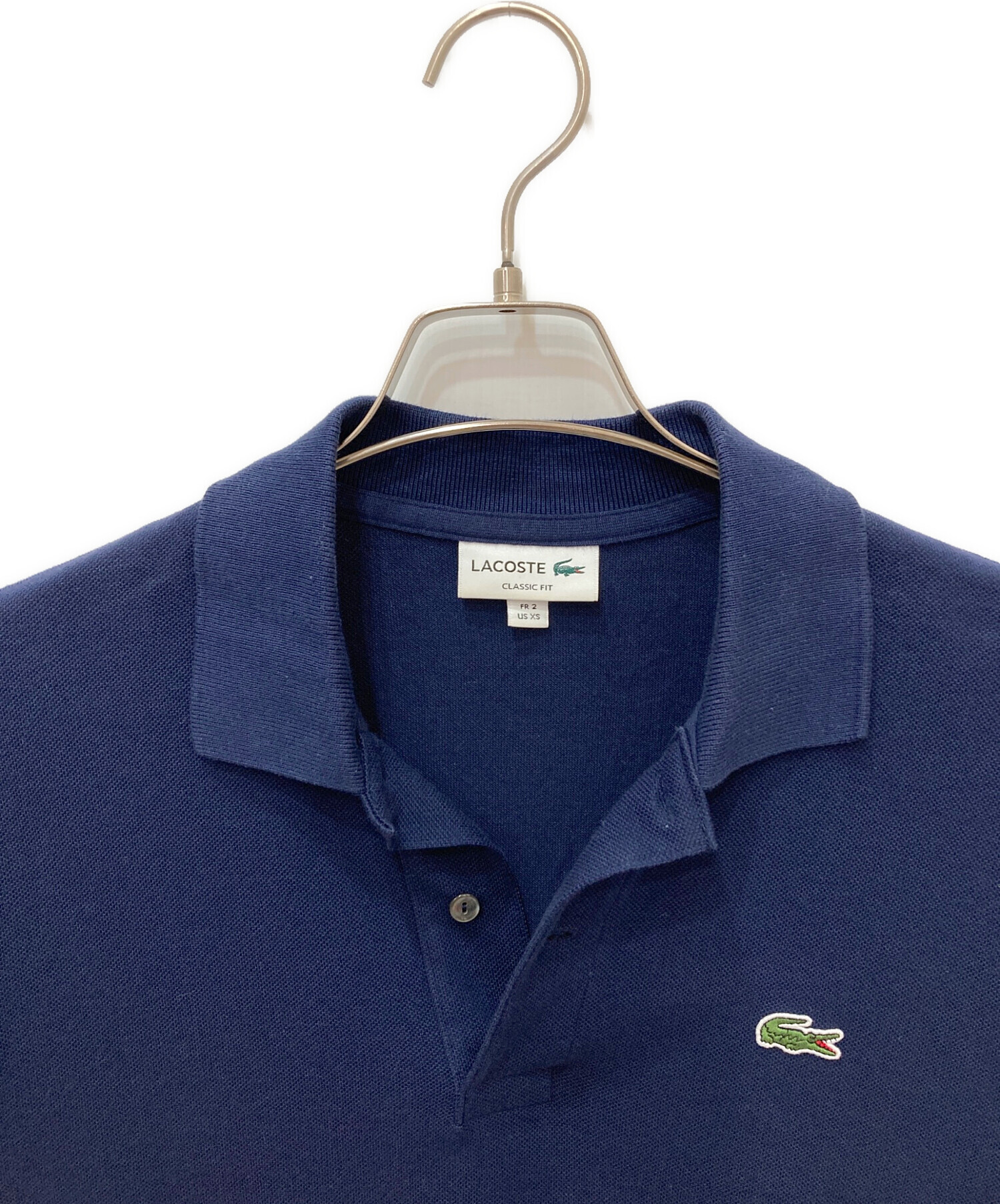 中古・古着通販】LACOSTE (ラコステ) ポロシャツ ネイビー サイズ:XS