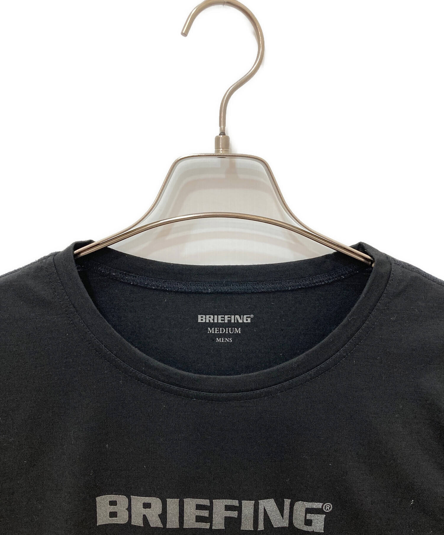 【新品未使用】ブリーフィング　パフォーマンスTシャツ　ブラック 中古・古着通販】BRIEFING (ブリーフィング) PERFORMANCE RELAX FIT T