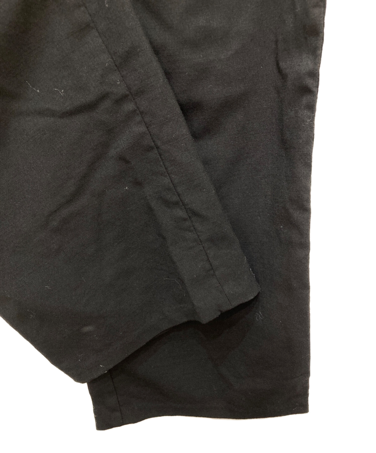 中古・古着通販】LOEWE (ロエベ) ウールスラックス ブラック サイズ:44