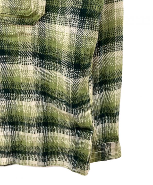 中古・古着通販】HUF (ハフ) HOMBRE PLAID L/S SHIRT グリーン サイズ