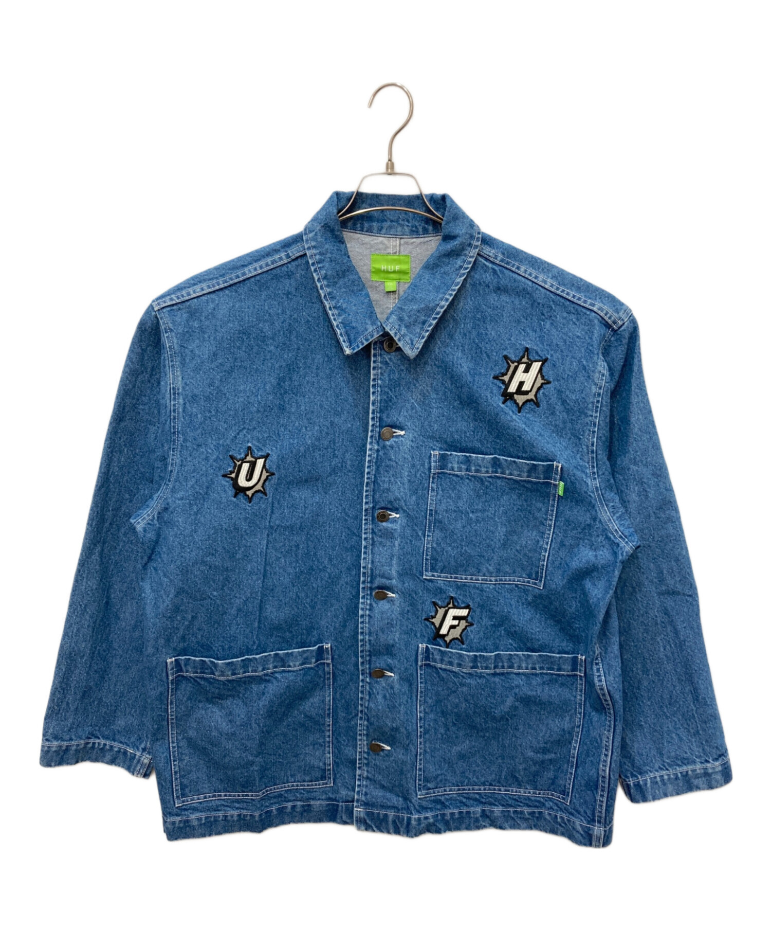 中古・古着通販】HUF (ハフ) INFINITY JEWEL デニムカバーオール