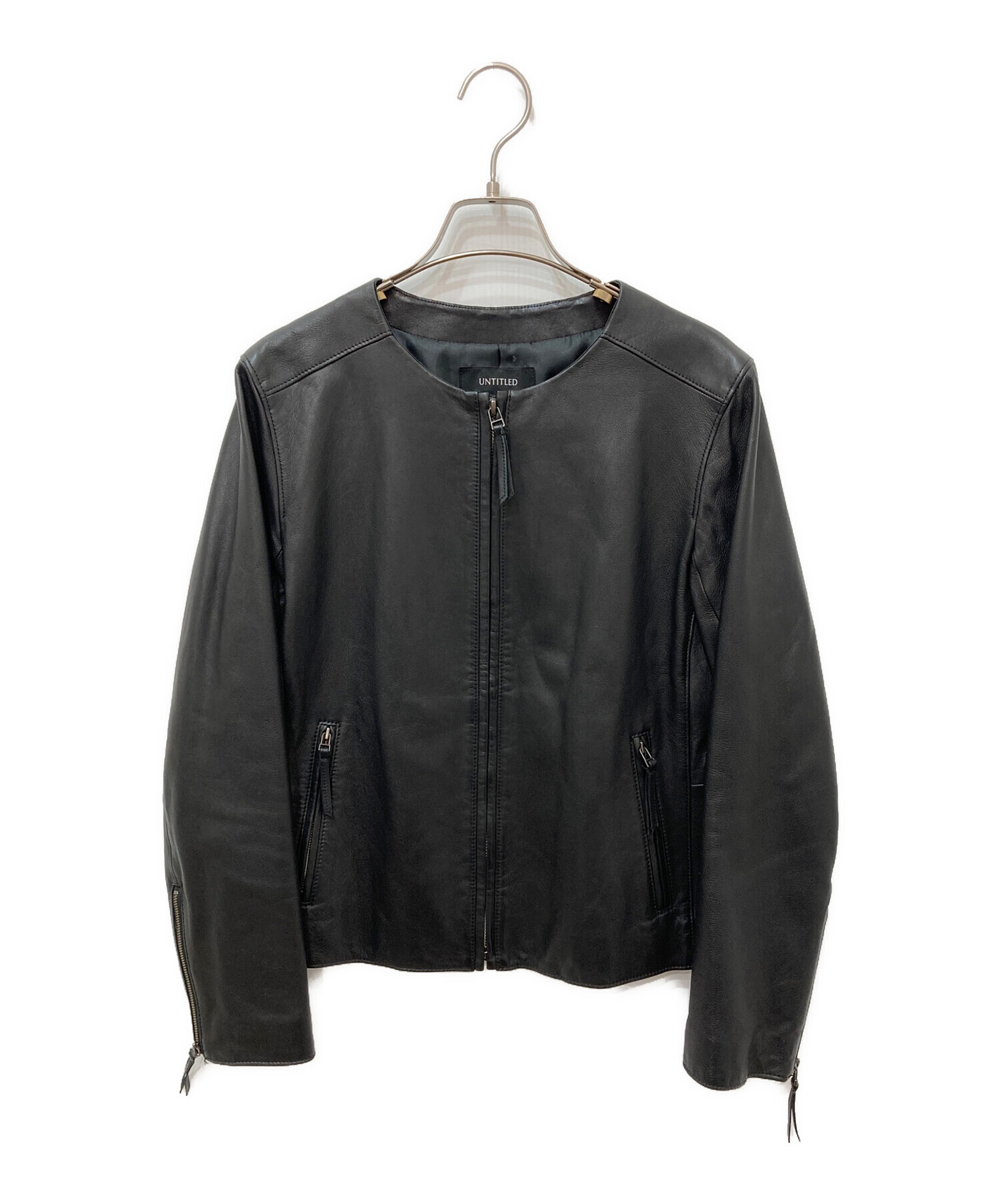 中古・古着通販】UNTITLED (アンタイトル) シングルレザージャケット