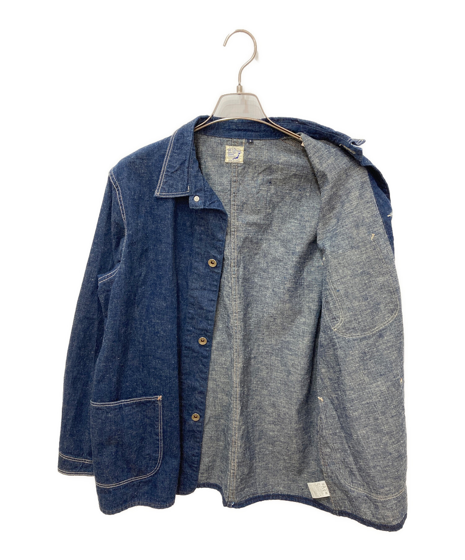 中古・古着通販】orSlow (オアスロウ) 40's DENIM COVER ALL