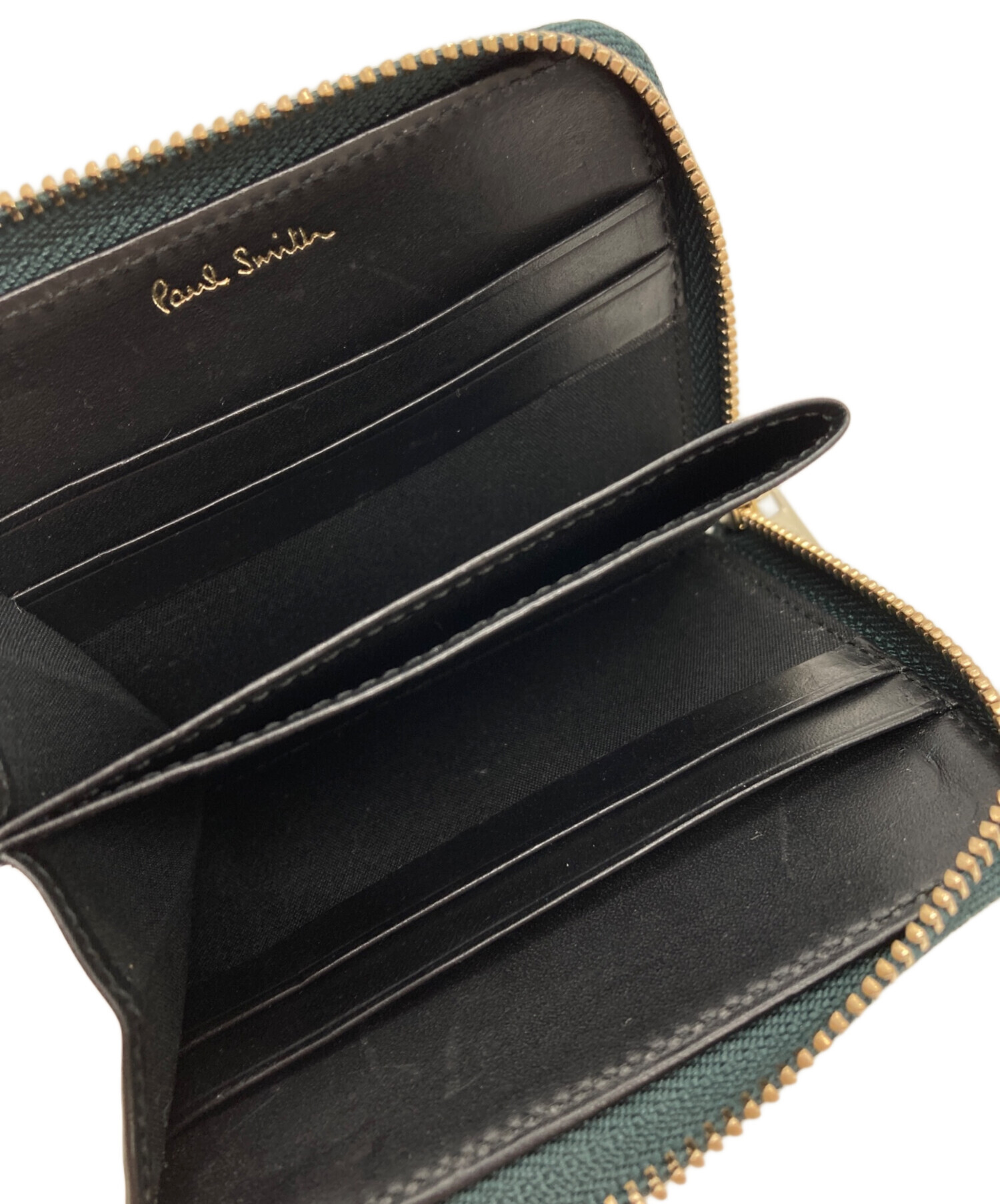 未使用級✨️美品✨️　ポールスミス　L字ファスナー　レザー　コンパクトウォレット 中古・古着通販】PAUL SMITH (ポールスミス) L字 ファスナーコンパクト