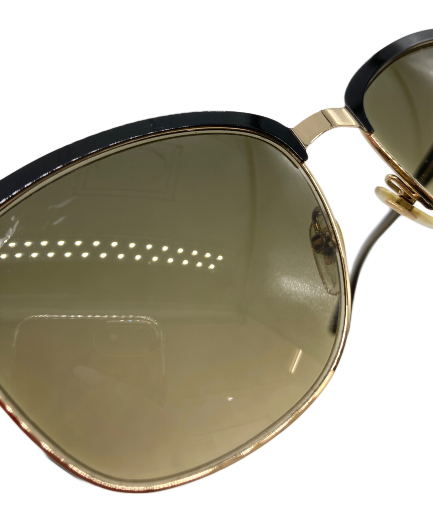 中古・古着通販】GUCCI (グッチ) サングラス ブラック サイズ:57□16