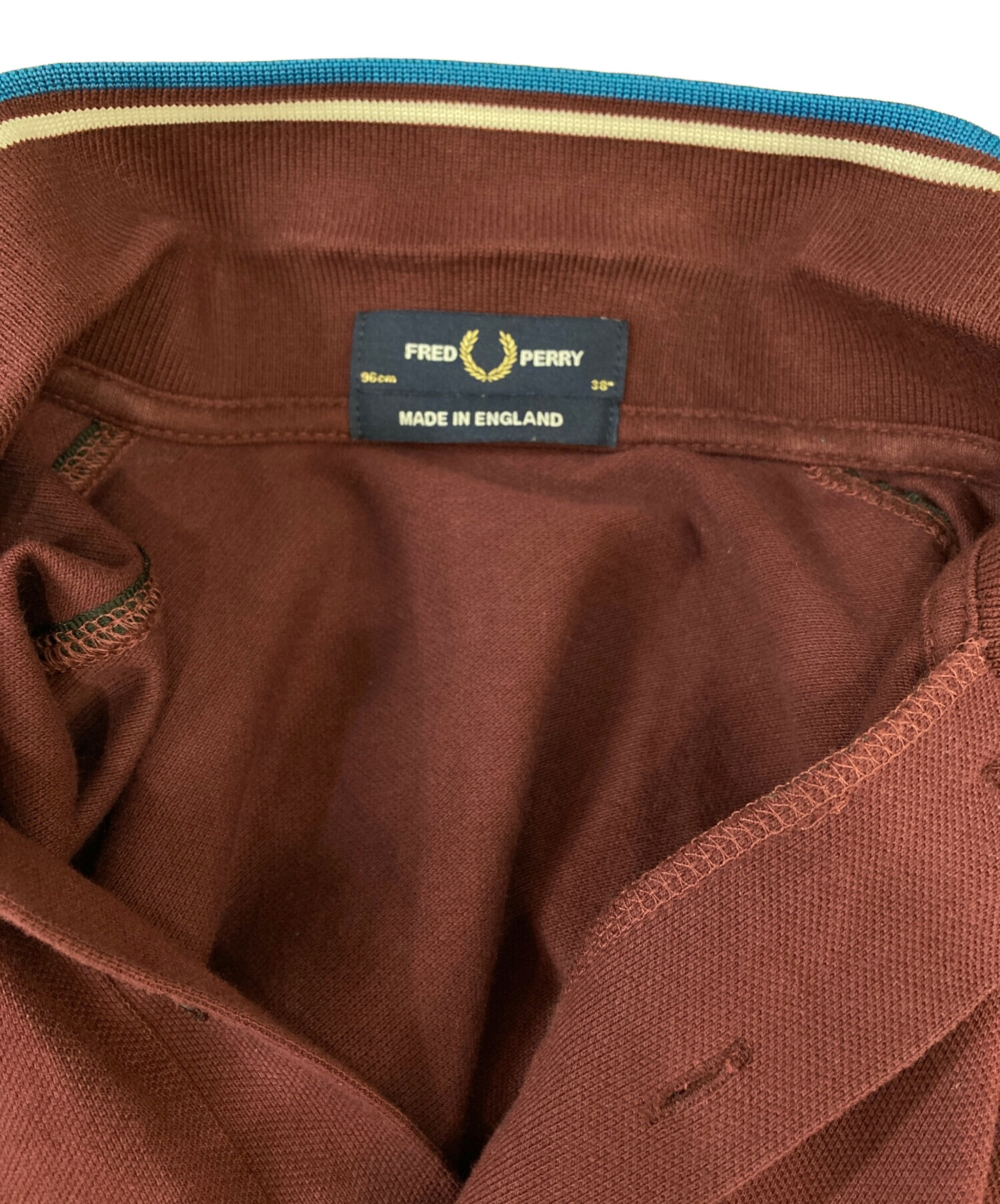 中古・古着通販】FRED PERRY (フレッドペリー) ポロシャツ ボルドー
