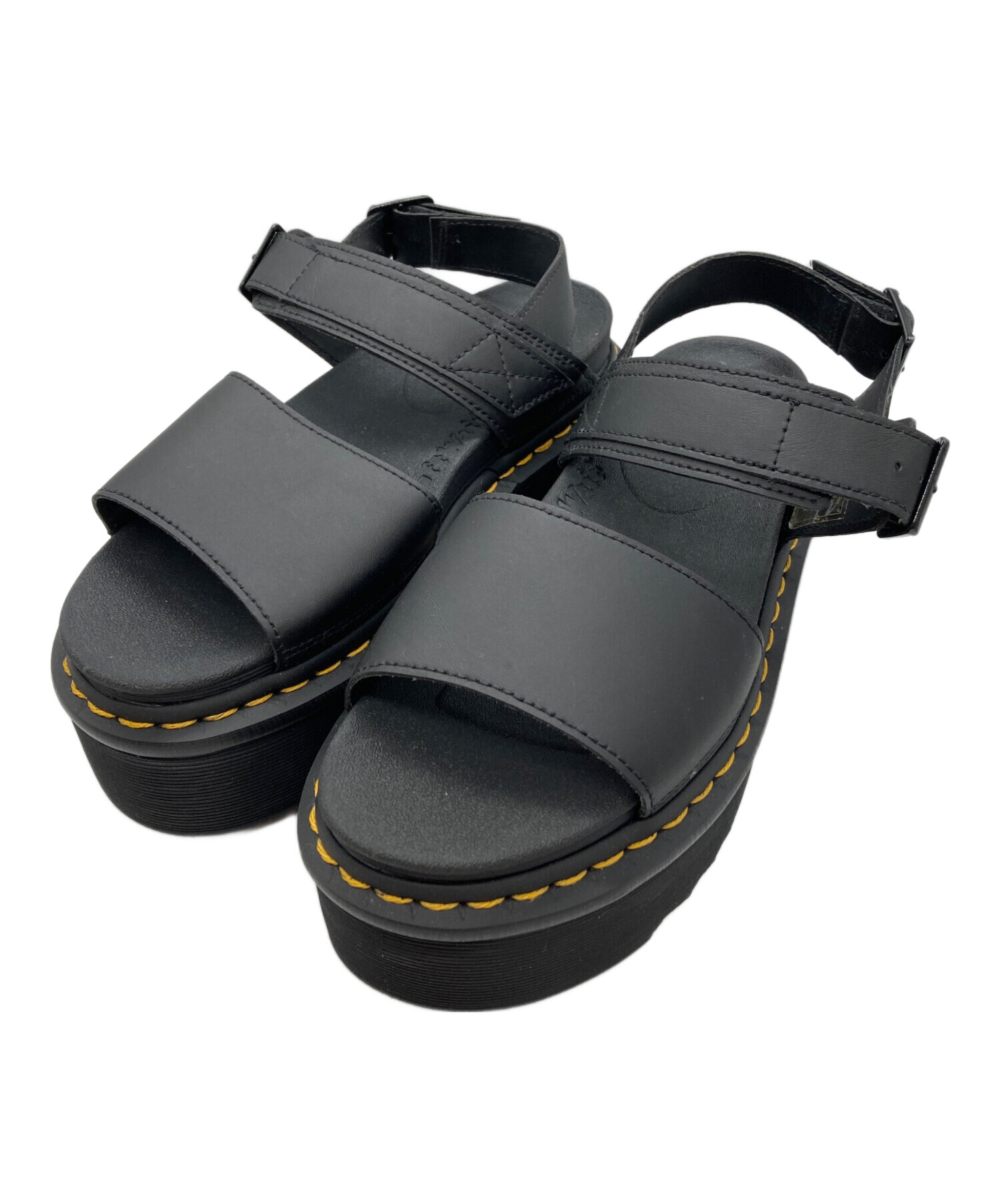 最終値下げ【極美品】Dr.Martens VOSS II UK6 黒 中古・古着通販】Dr.Martens (ドクターマーチン) VOSS QUAD ブラック