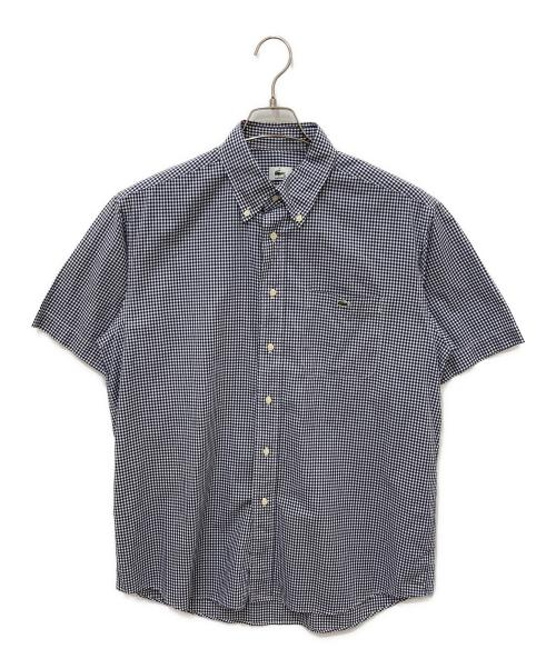 中古・古着通販】LACOSTE (ラコステ) チェックシャツ ネイビー サイズ