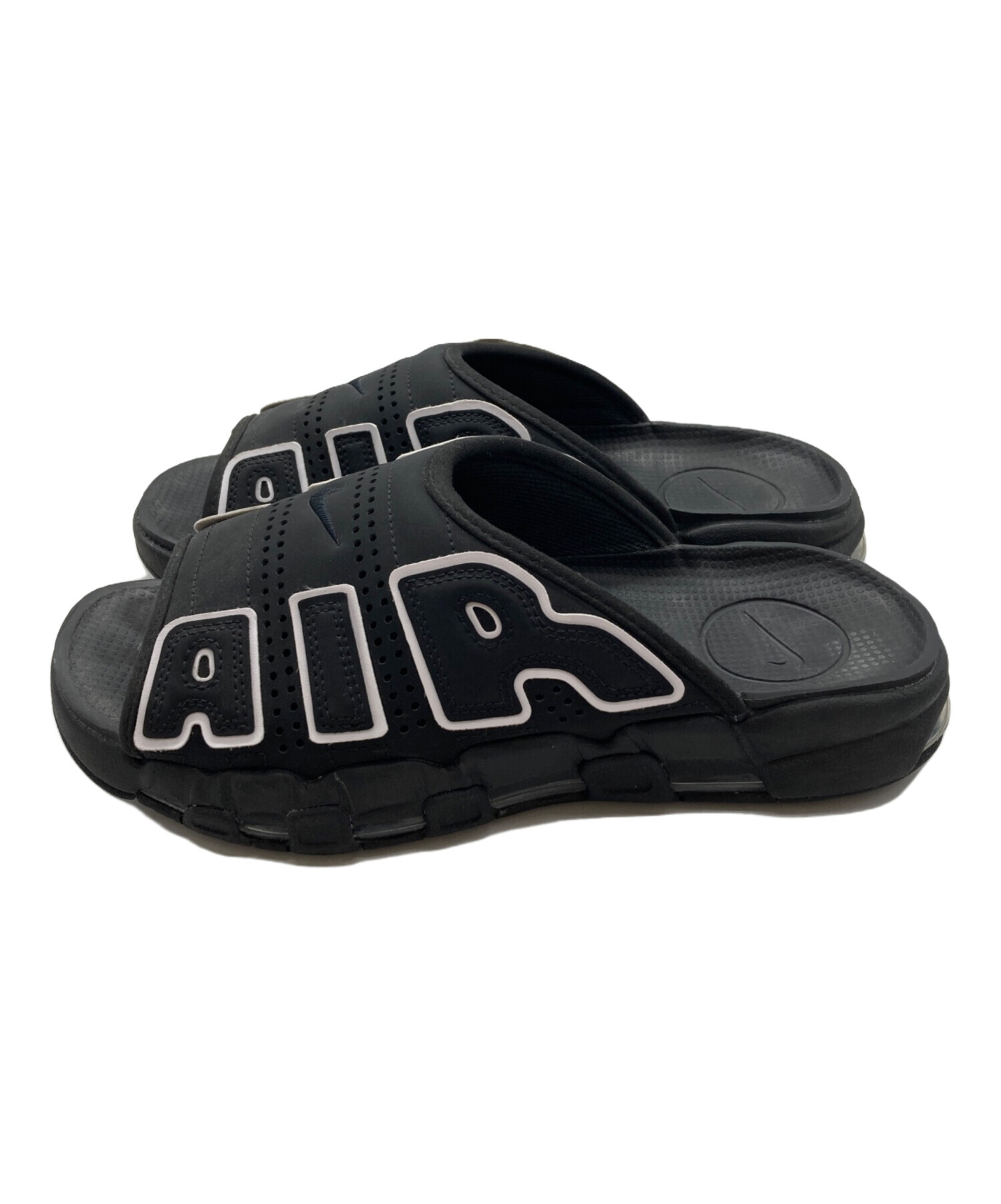 中古・古着通販】NIKE (ナイキ) Air More Uptempo Slide ブラック