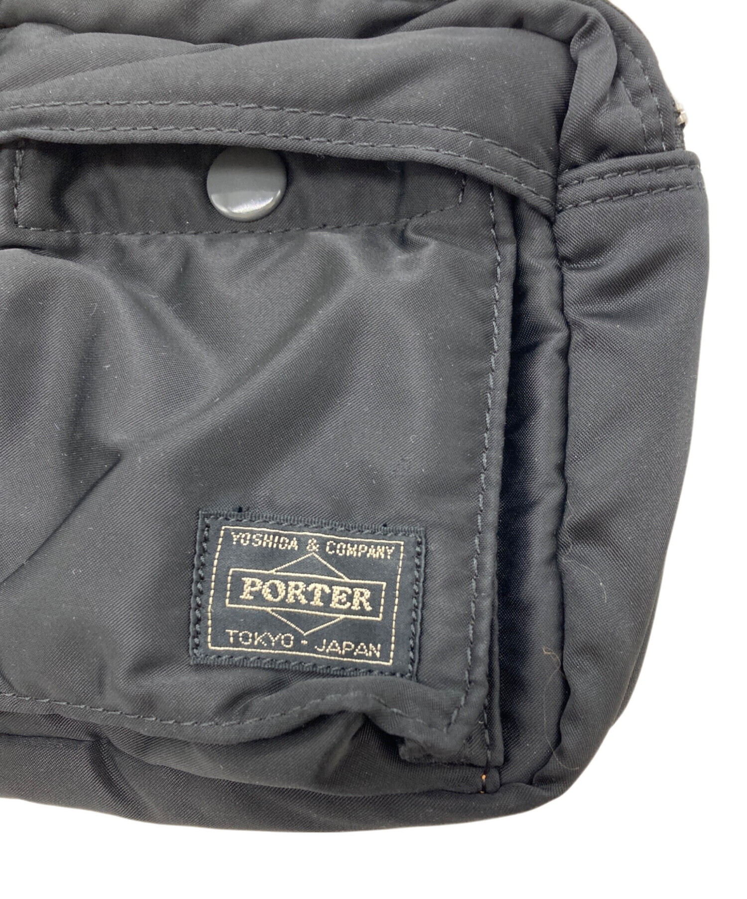 中古・古着通販】PORTER (ポーター) ウエストバッグ タンカー ブラック