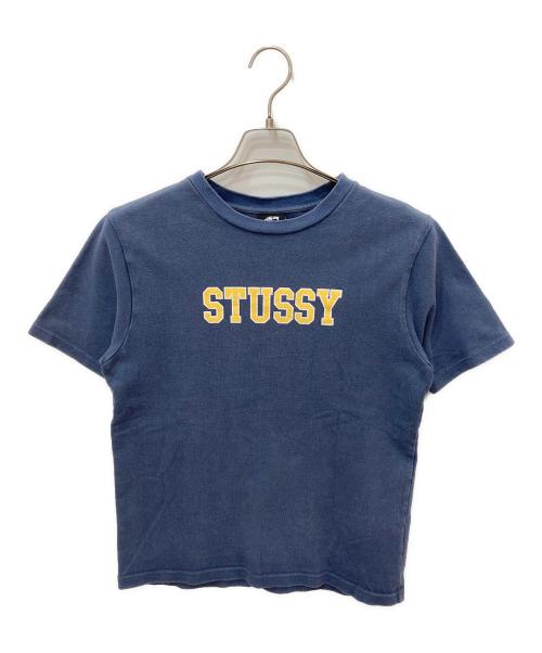 中古・古着通販】stussy (ステューシー) 半袖スウェット ネイビー