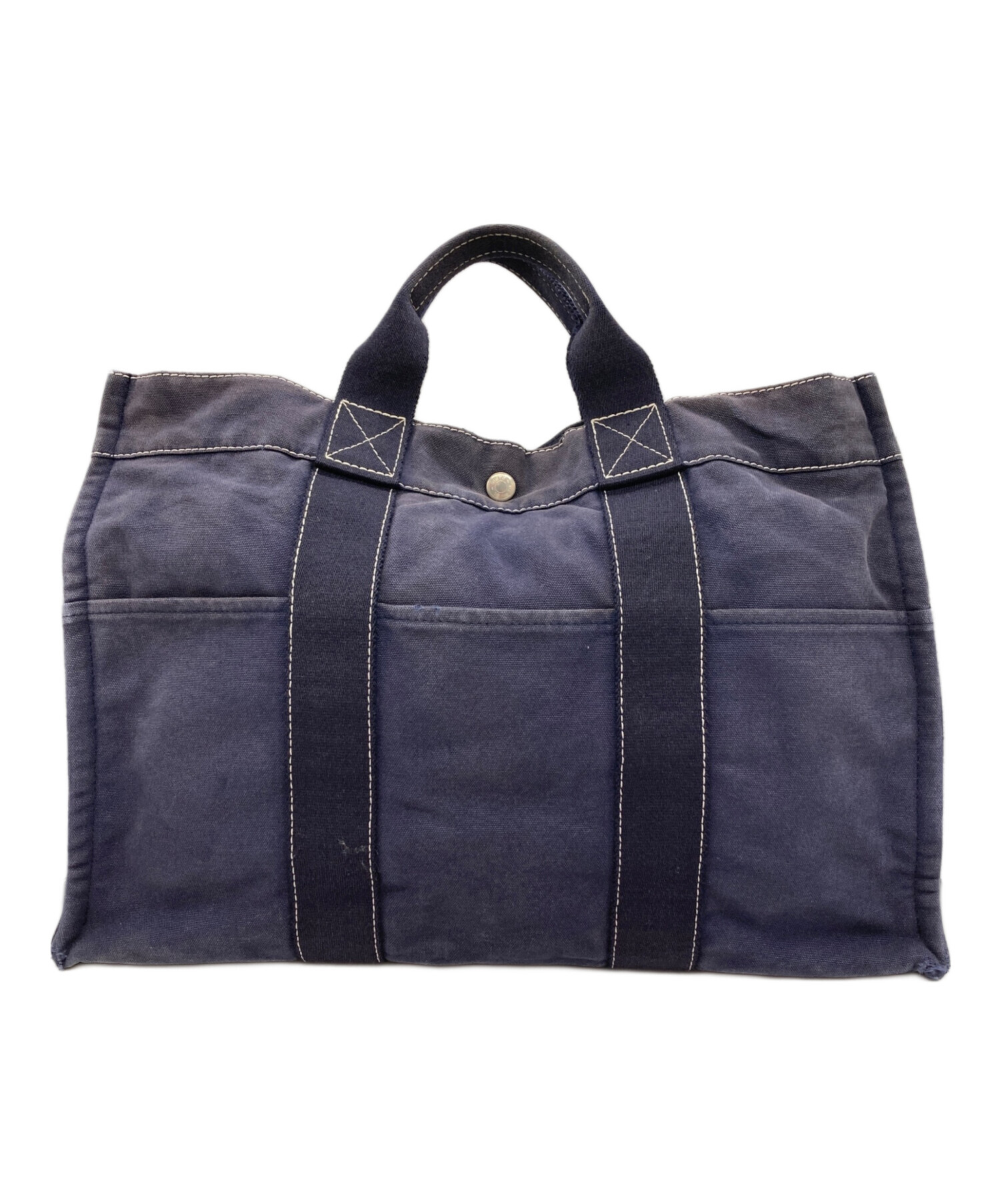 中古・古着通販】HERMES (エルメス) ドーヴィルMM ネイビー
