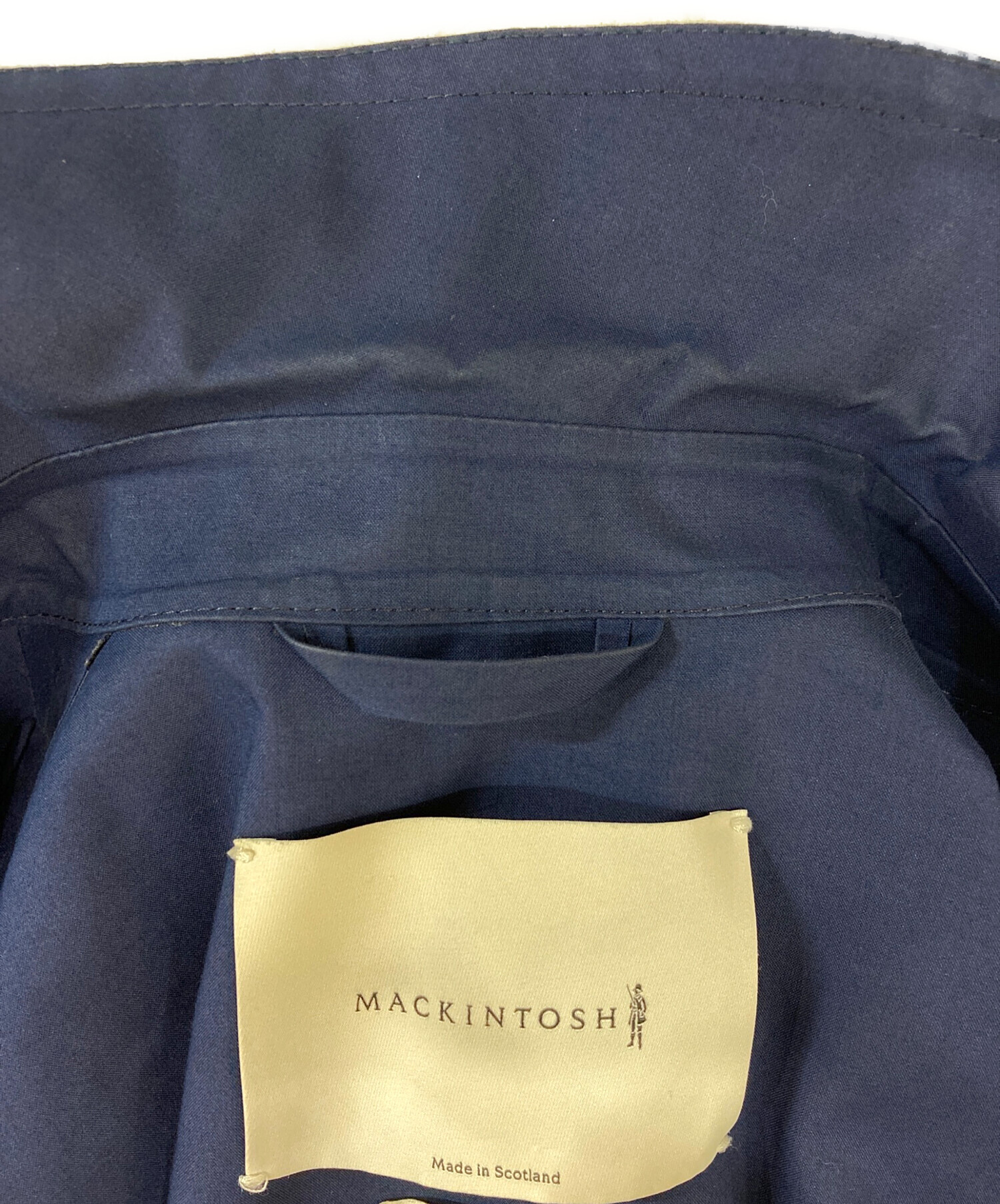中古・古着通販】MACKINTOSH (マッキントッシュ) ゴム引きステンカラー