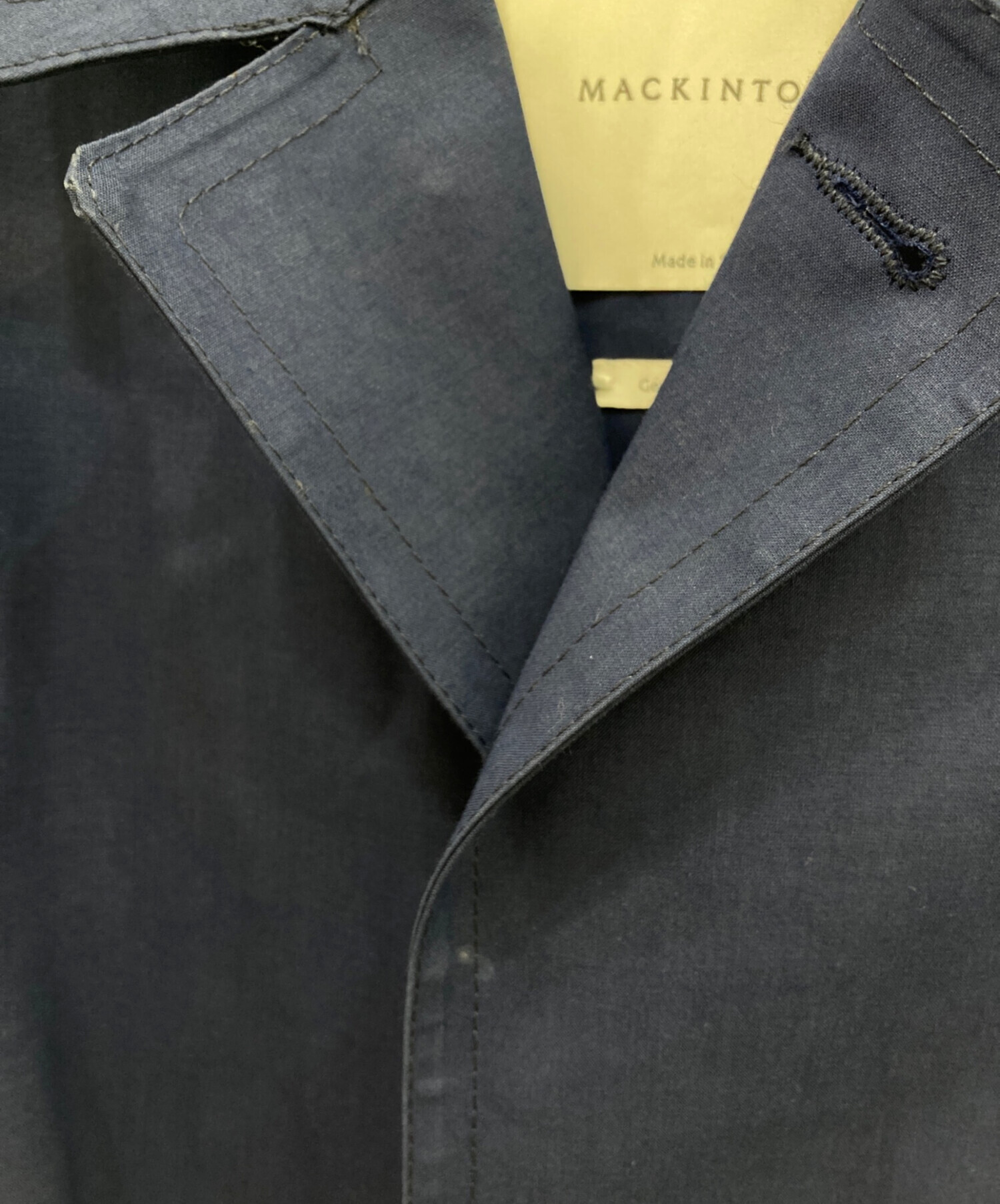 中古・古着通販】MACKINTOSH (マッキントッシュ) ゴム引きステンカラー