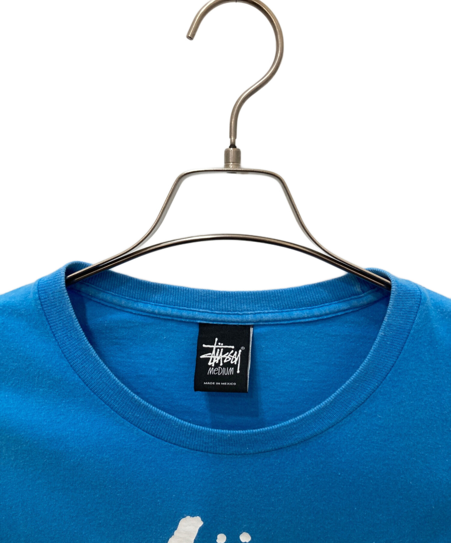 中古・古着通販】stussy (ステューシー) プリントTシャツ ブルー