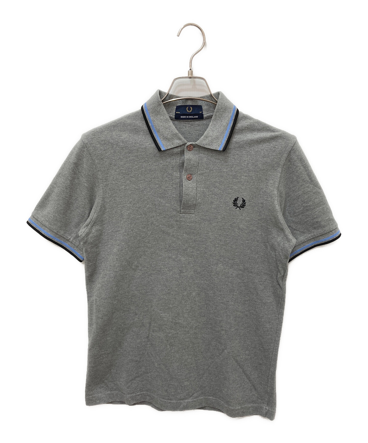 <新品未使用> FRED PERRY フレッドペリー ポロシャツ グレー 中古・古着通販】FRED PERRY (フレッドペリー) ポロシャツ グレー