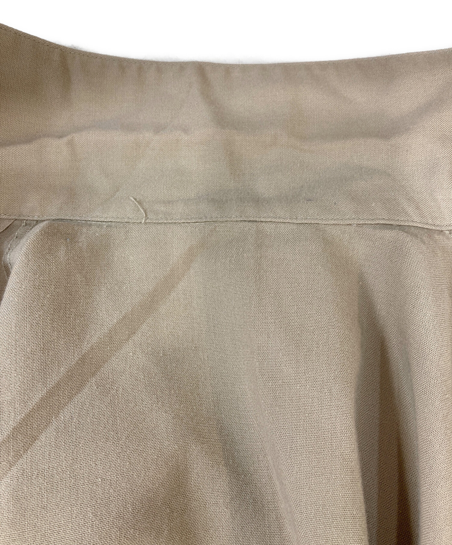 中古・古着通販】USED (古着) 半袖シャツ ベージュ サイズ:記載なしの