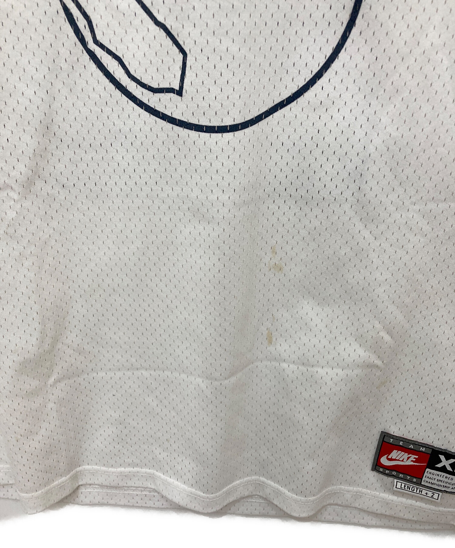 中古・古着通販】NIKE (ナイキ) ゲームシャツ ホワイト サイズ:XL